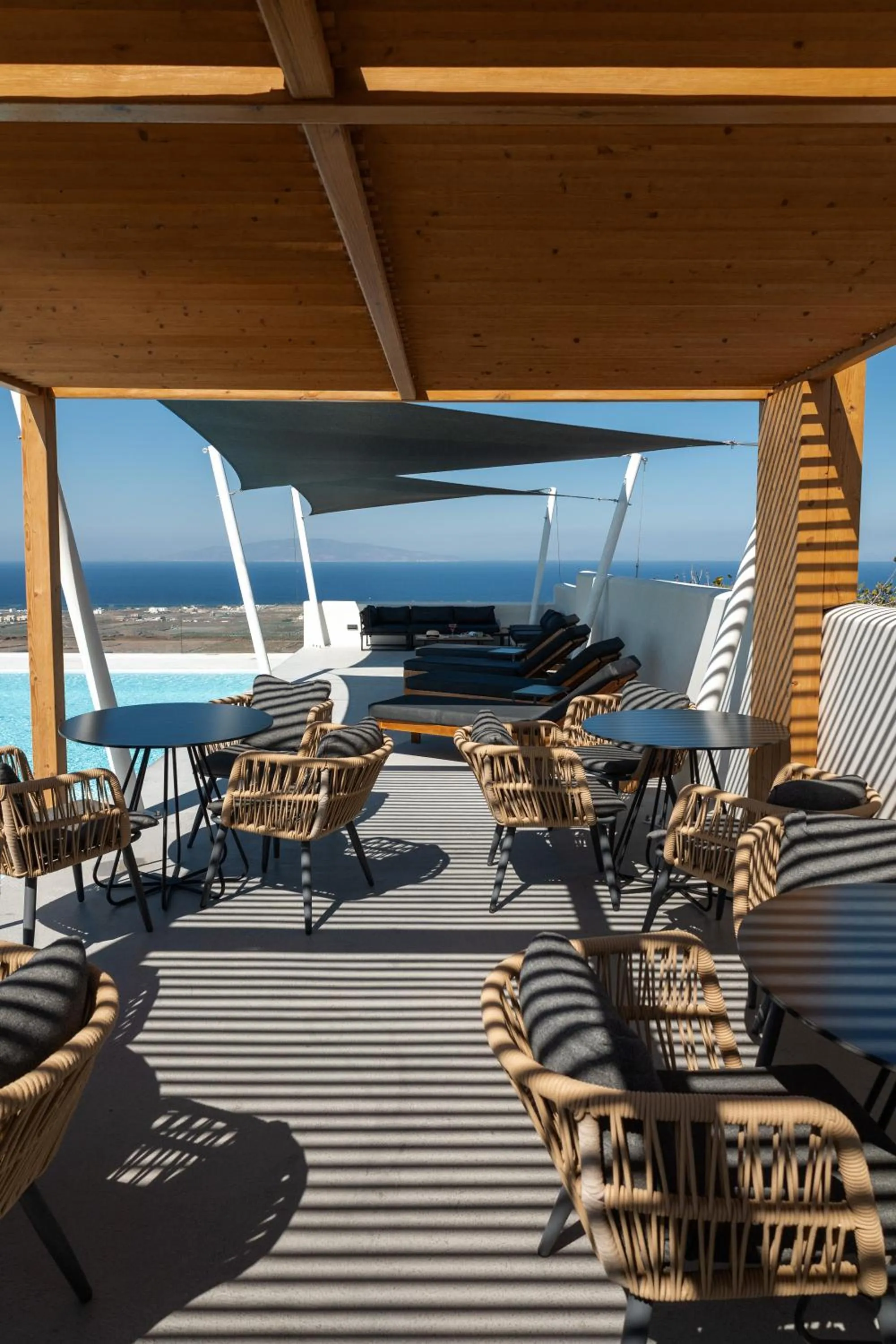 Swimming pool in North Wind Luxury Suites