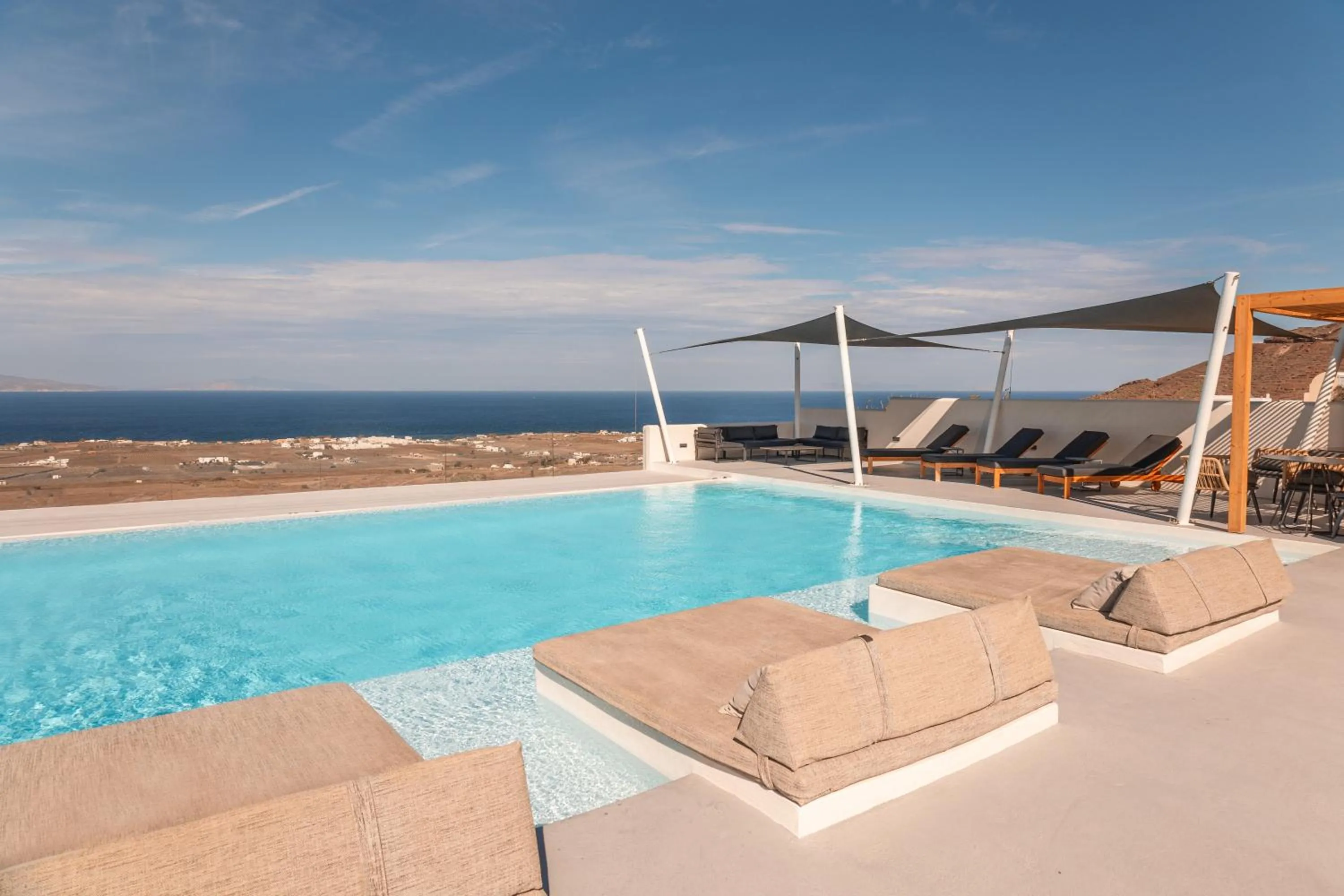 Swimming pool in North Wind Luxury Suites