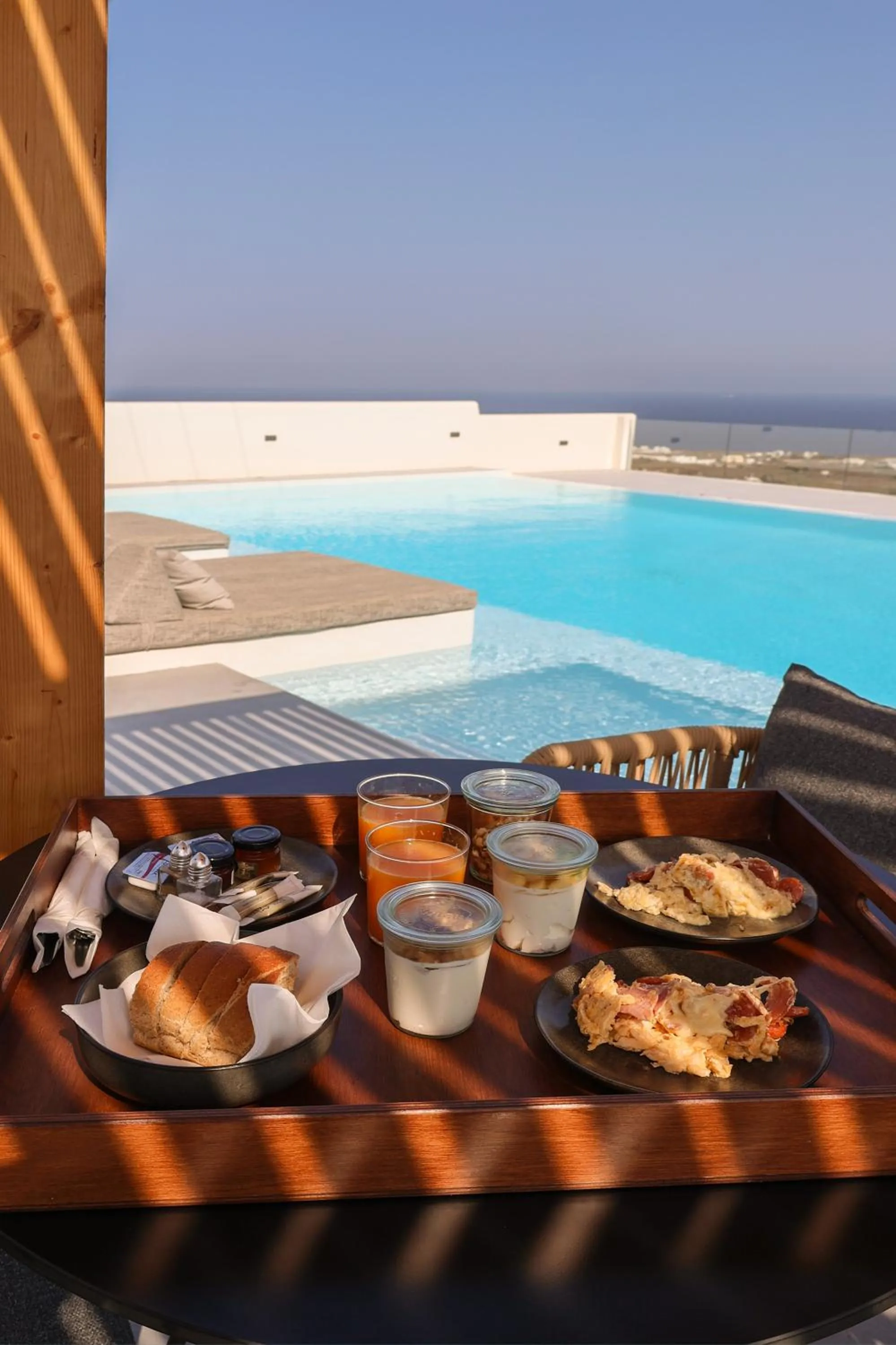 Swimming pool in North Wind Luxury Suites