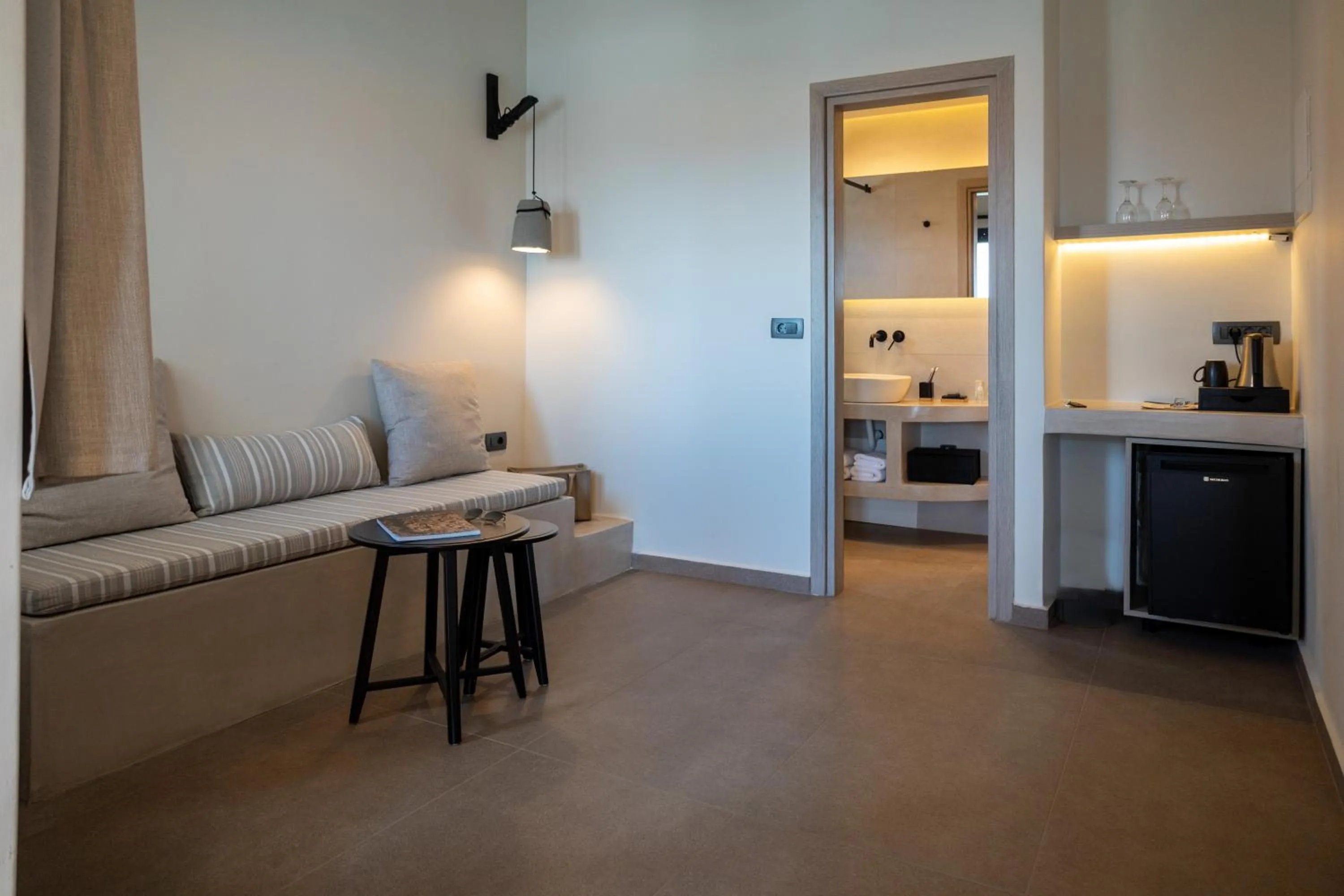 Seating area in North Wind Luxury Suites