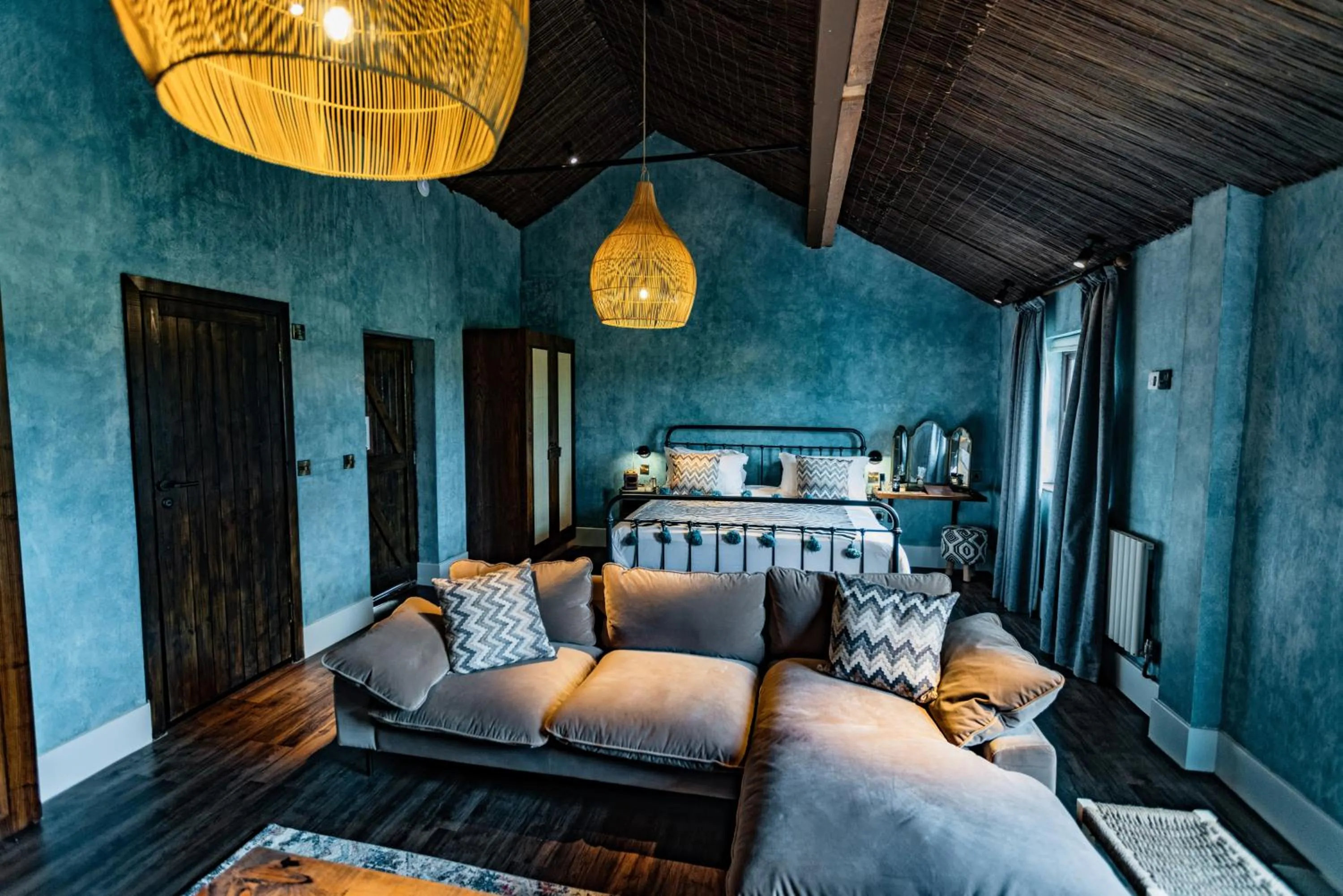 Living room, Bed in Runa Farm