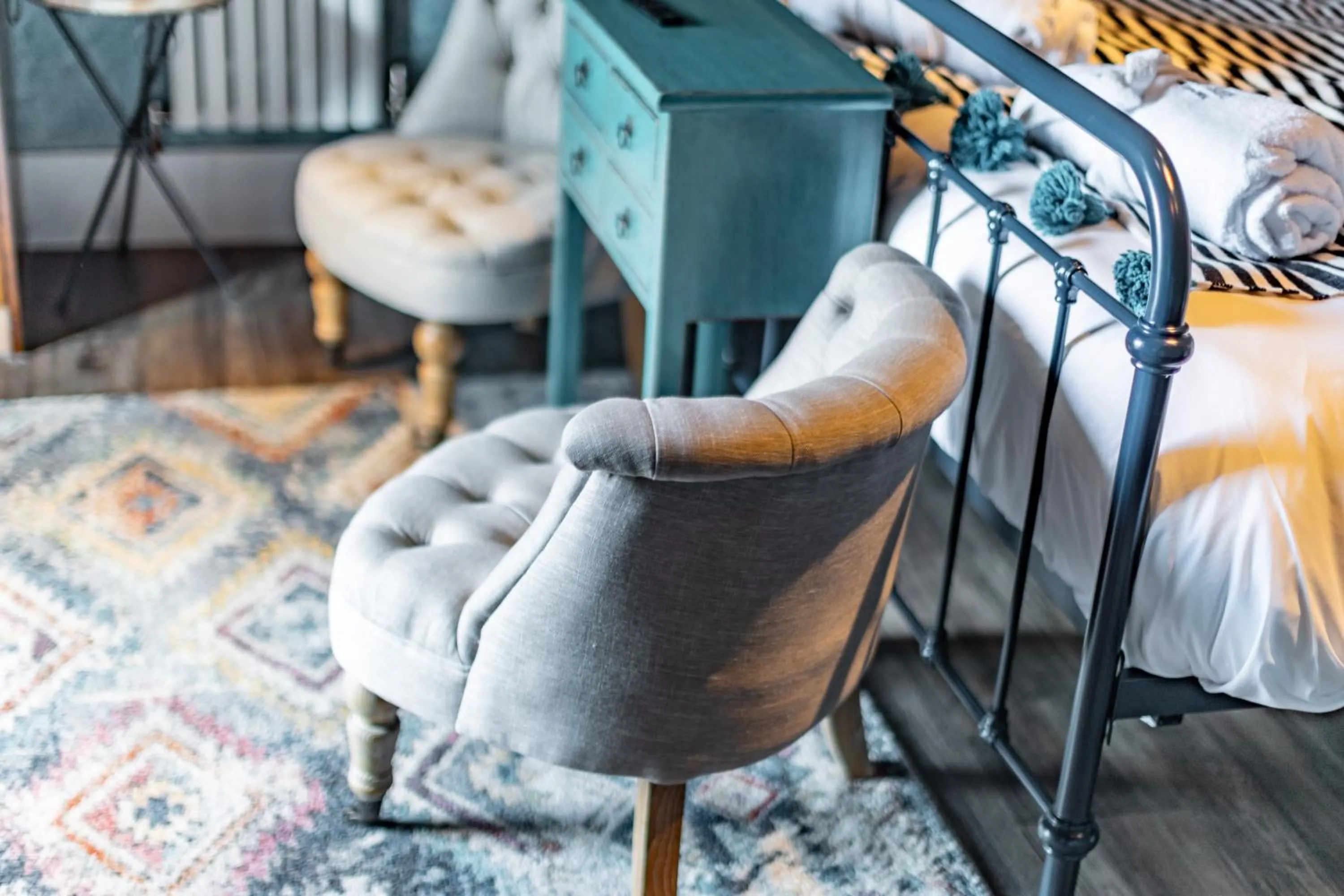 Decorative detail, Bed in Runa Farm