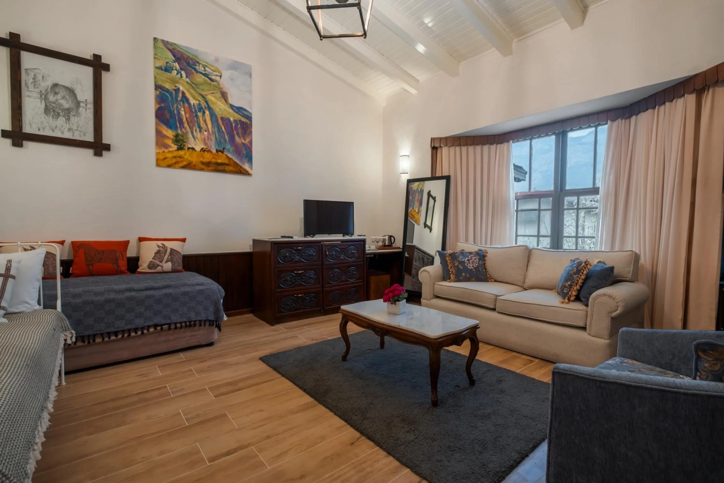Living room in Hotel Berke Ranch&Nature