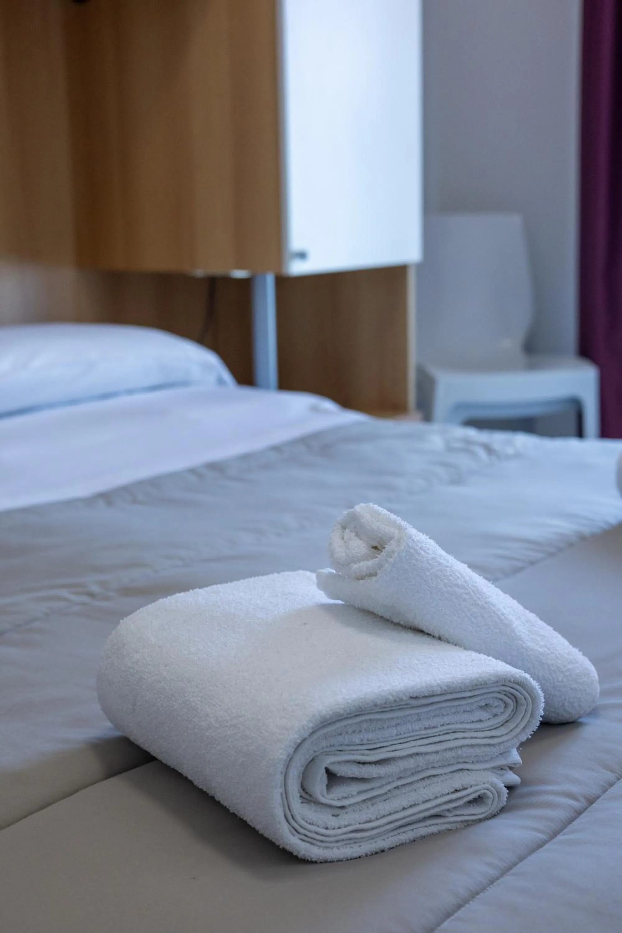 Bed in Hotel Felicioni