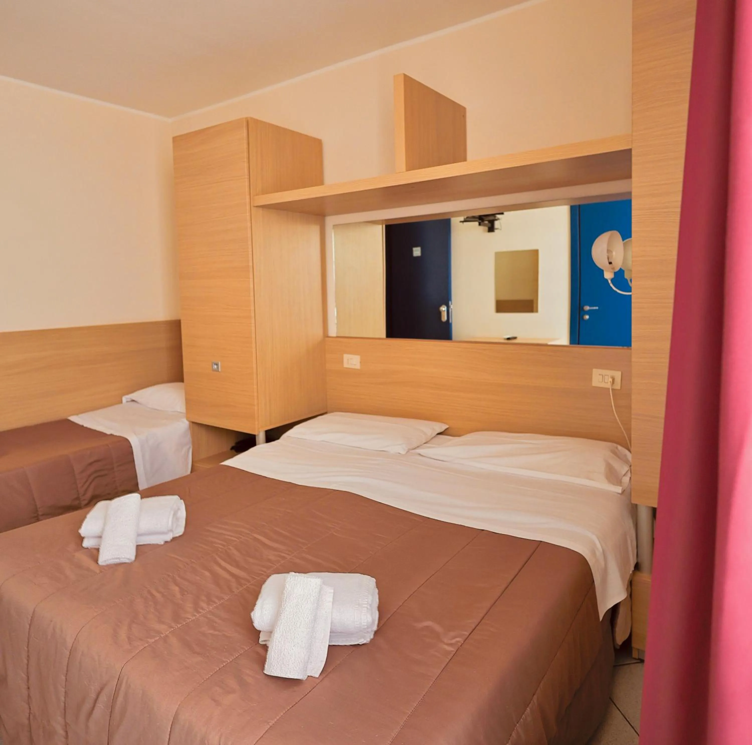 Bed in Hotel Felicioni