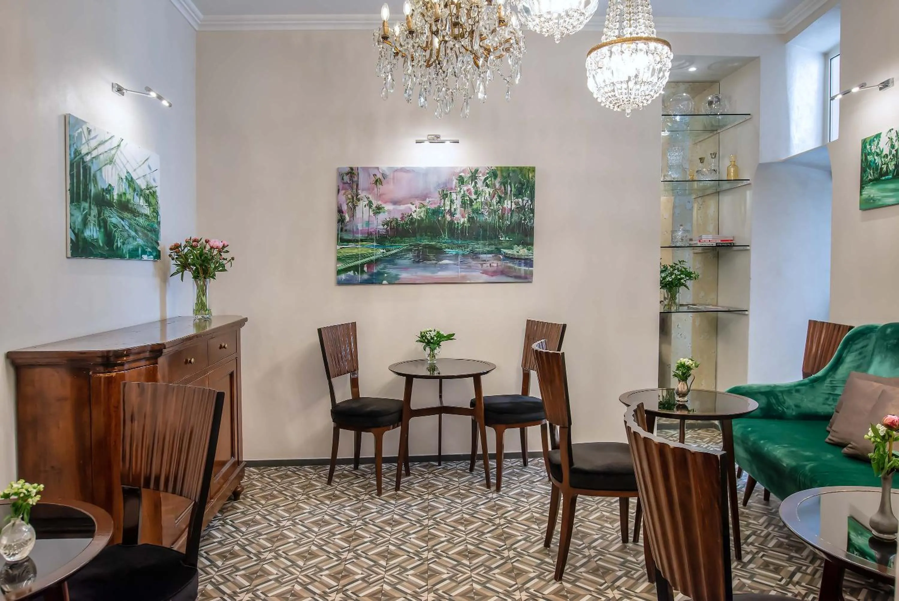 Communal lounge/ TV room in Relais Rione Ponte