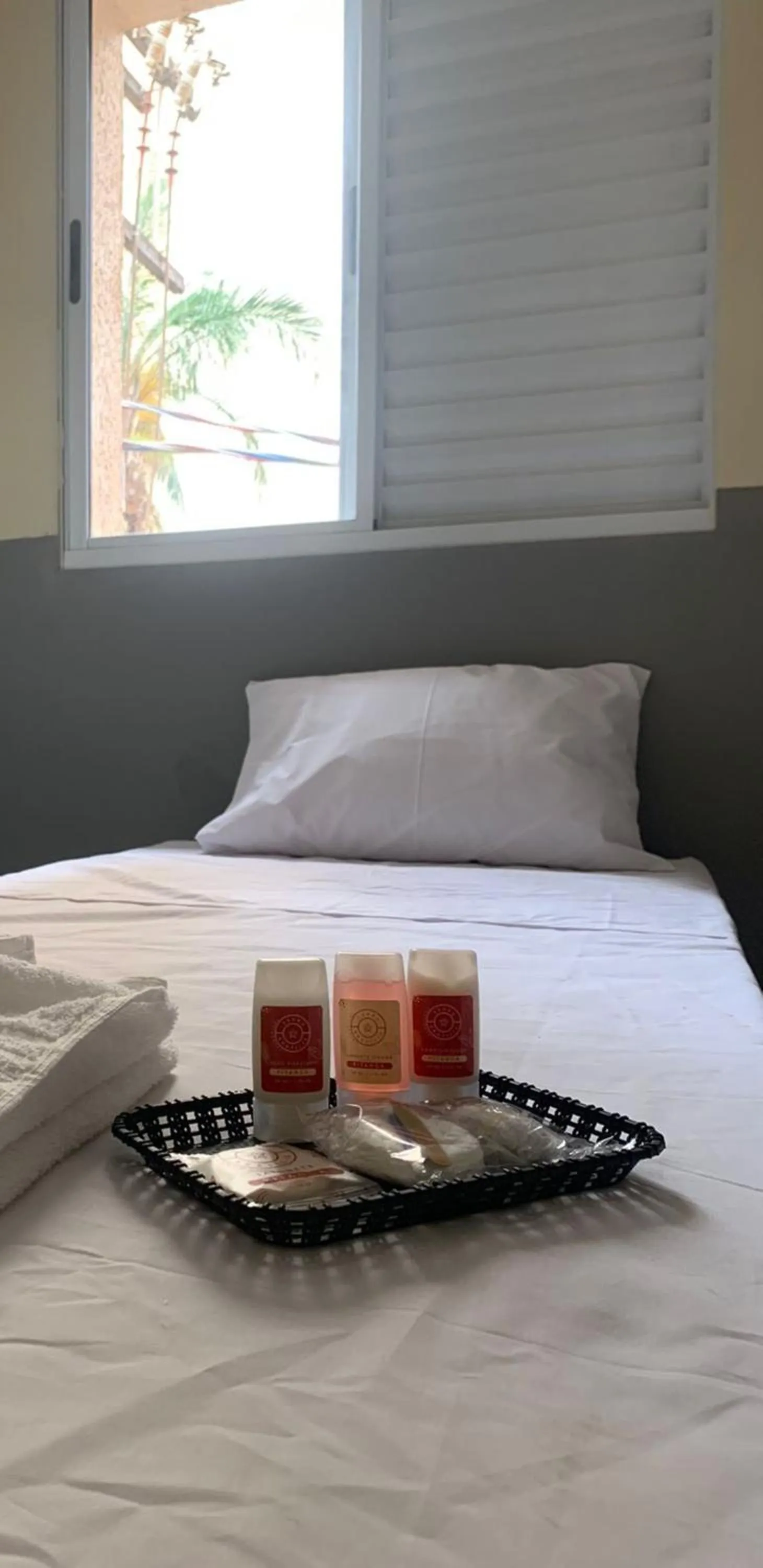 Bed in Hotel Barão Ribeirão