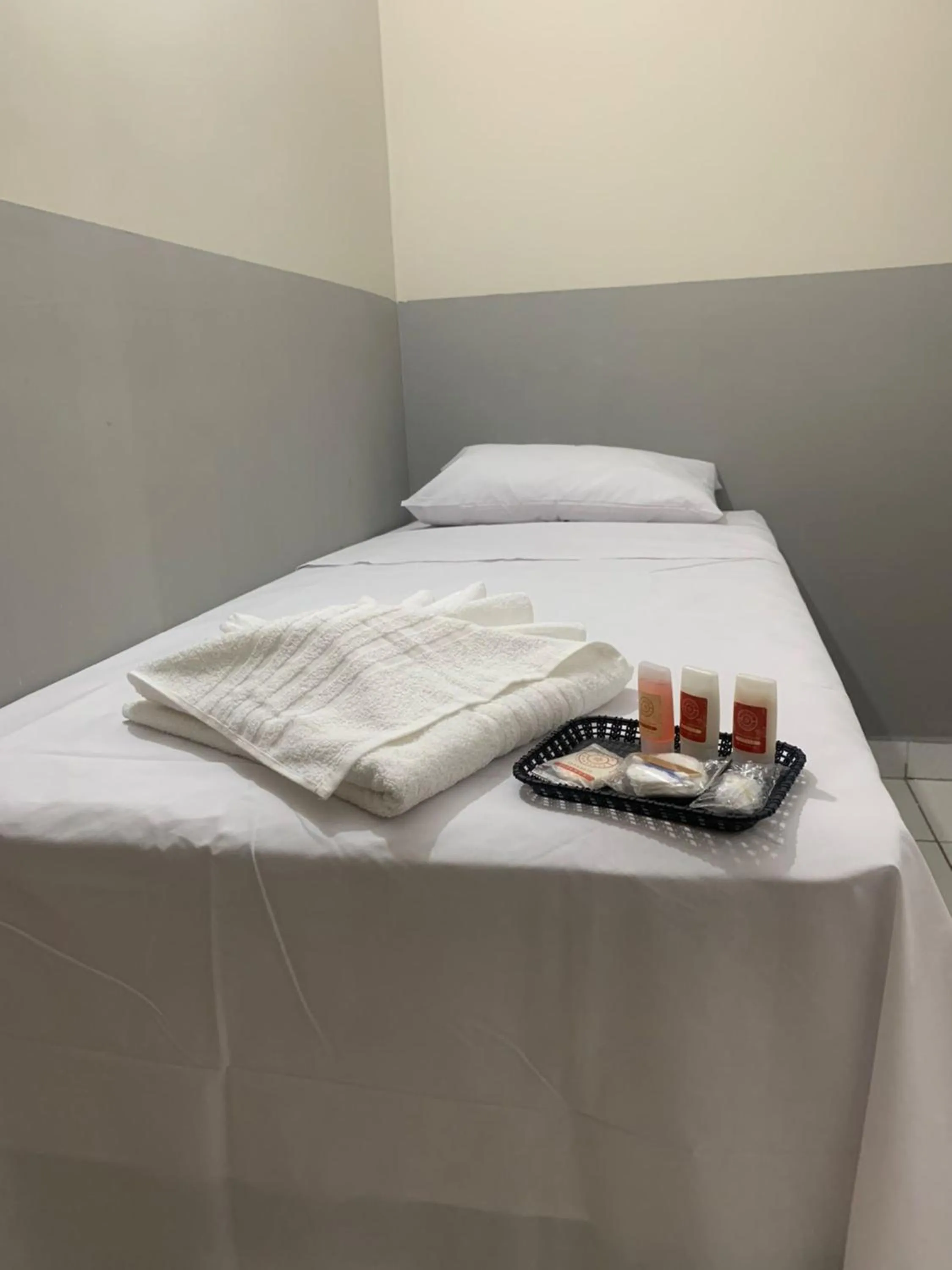 Bed in Hotel Barão Ribeirão