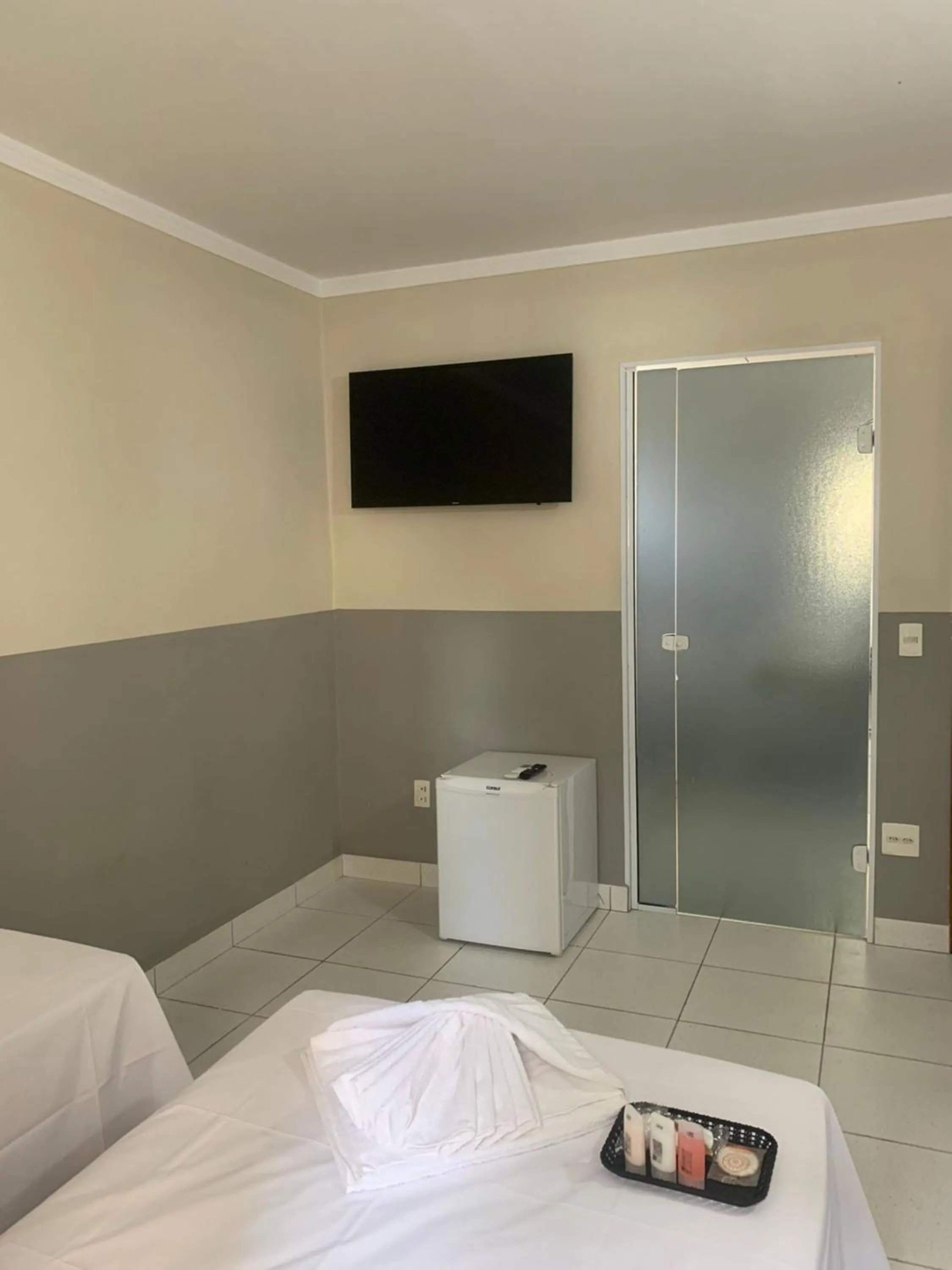 Bed in Hotel Barão Ribeirão