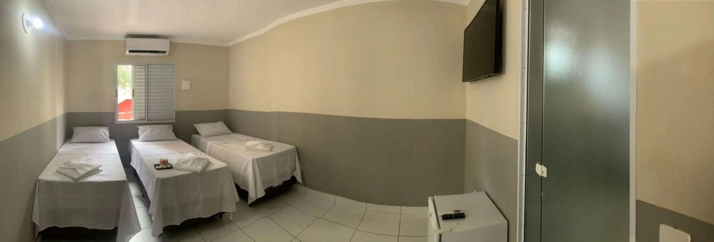 Bed in Hotel Barão Ribeirão