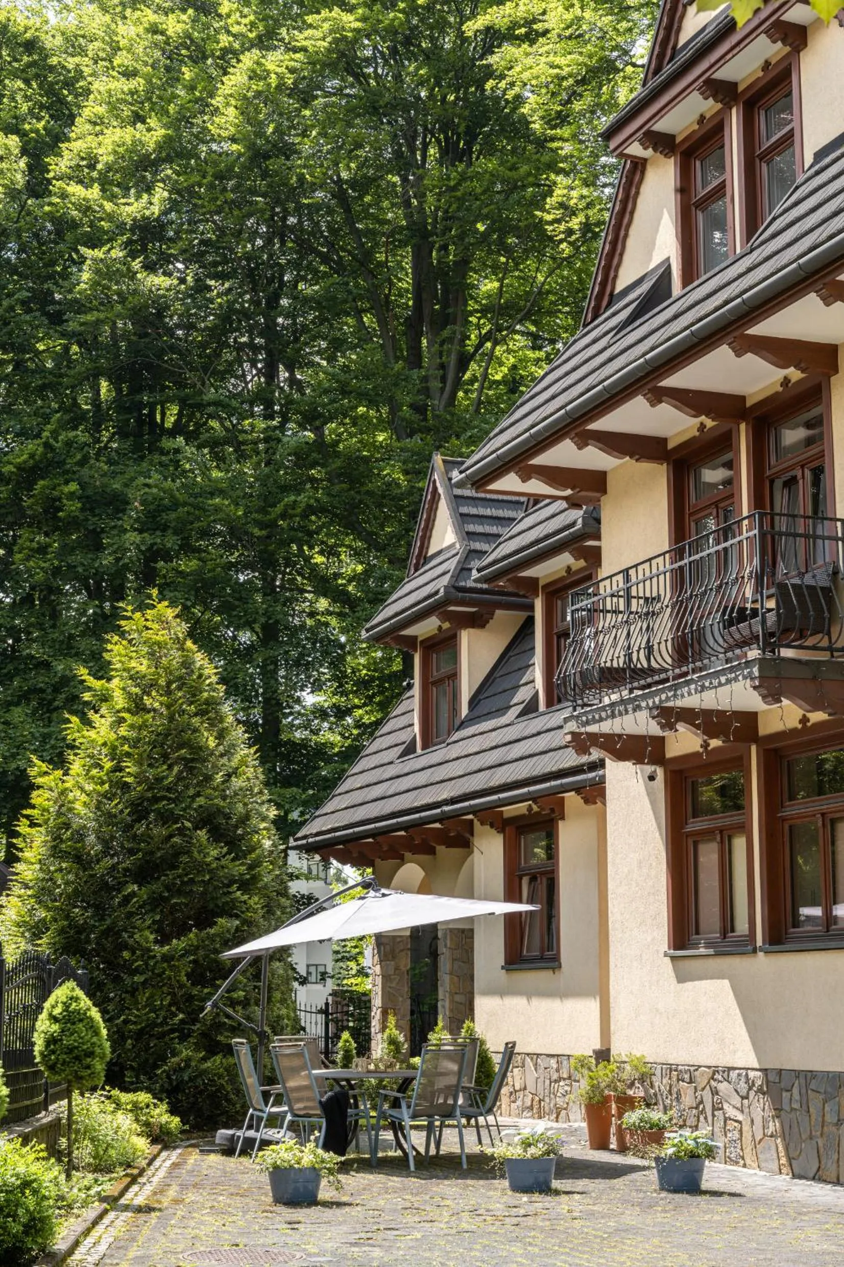 Garden in Willa Bór