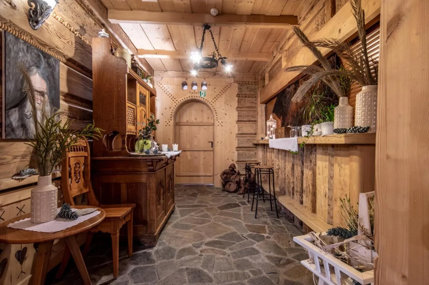 Dining area in Willa Bór