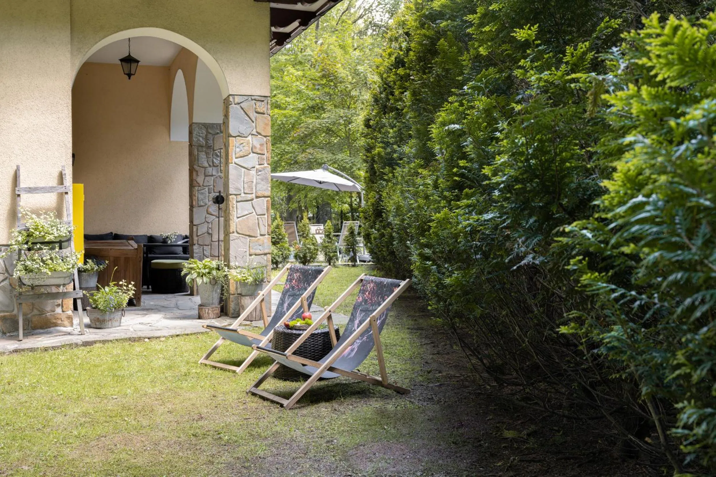 Garden in Willa Bór