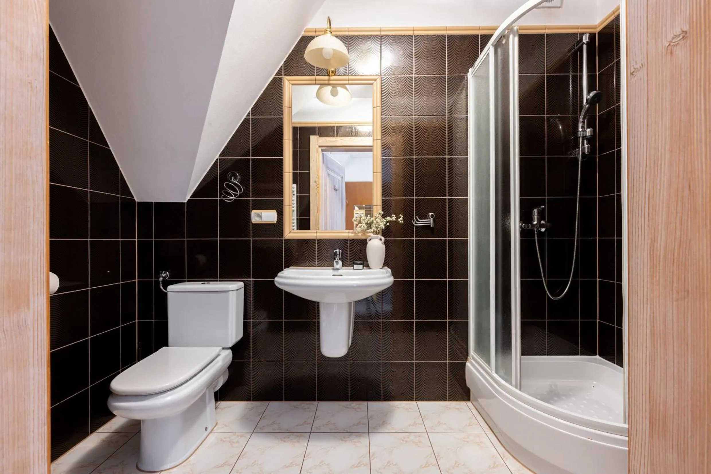 Shower in Willa Bór