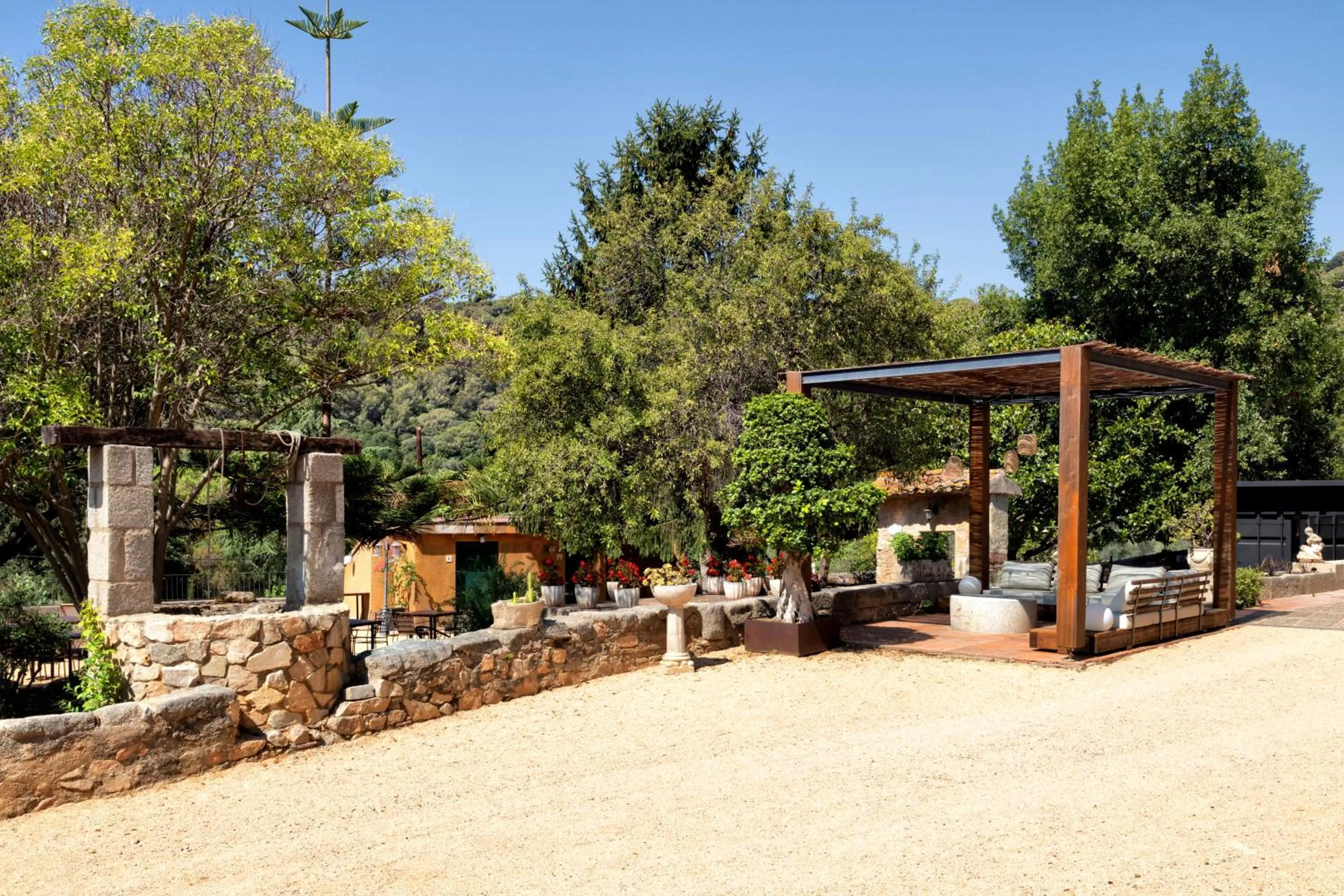 Patio in La Mer Hotel