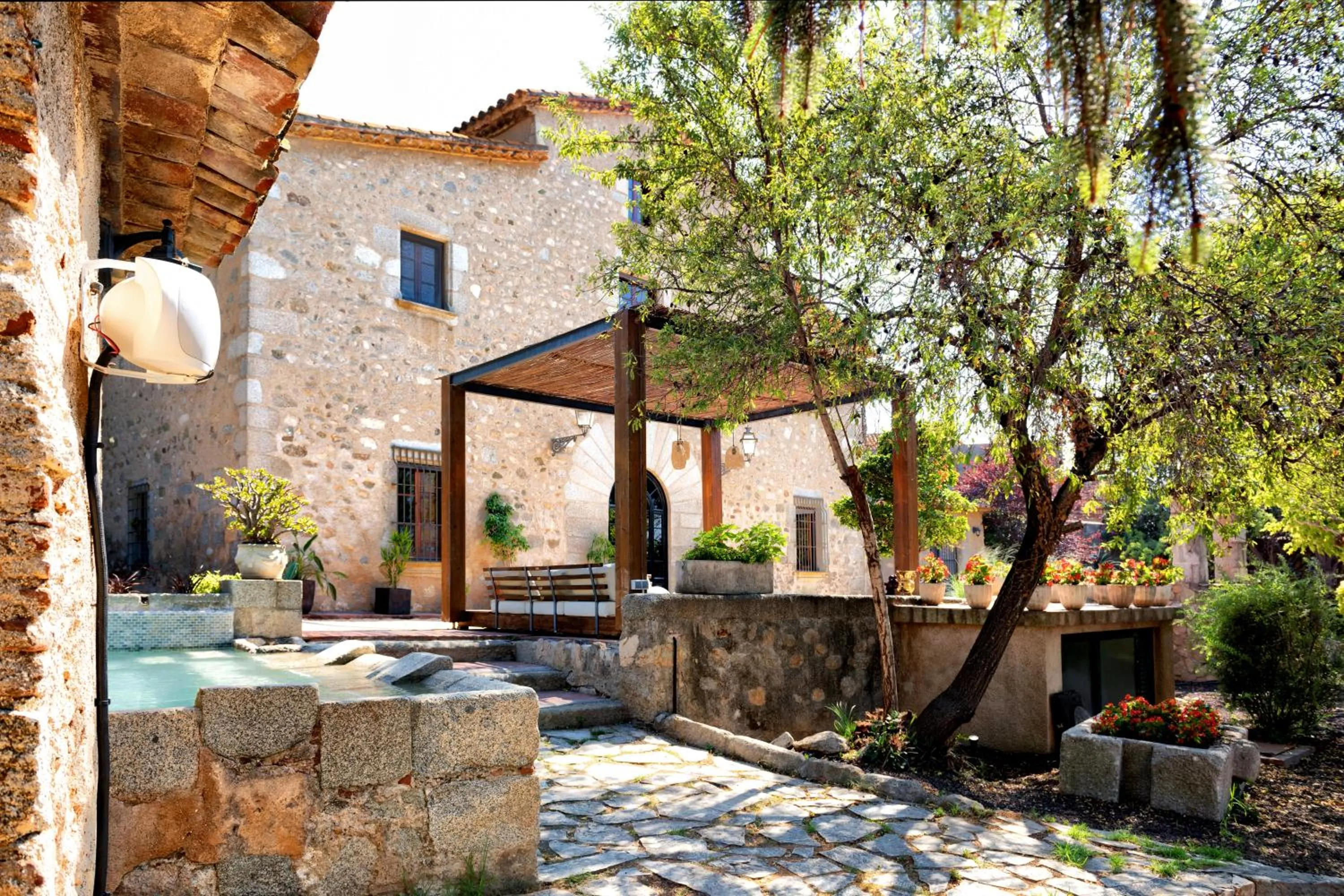 Patio in La Mer Hotel