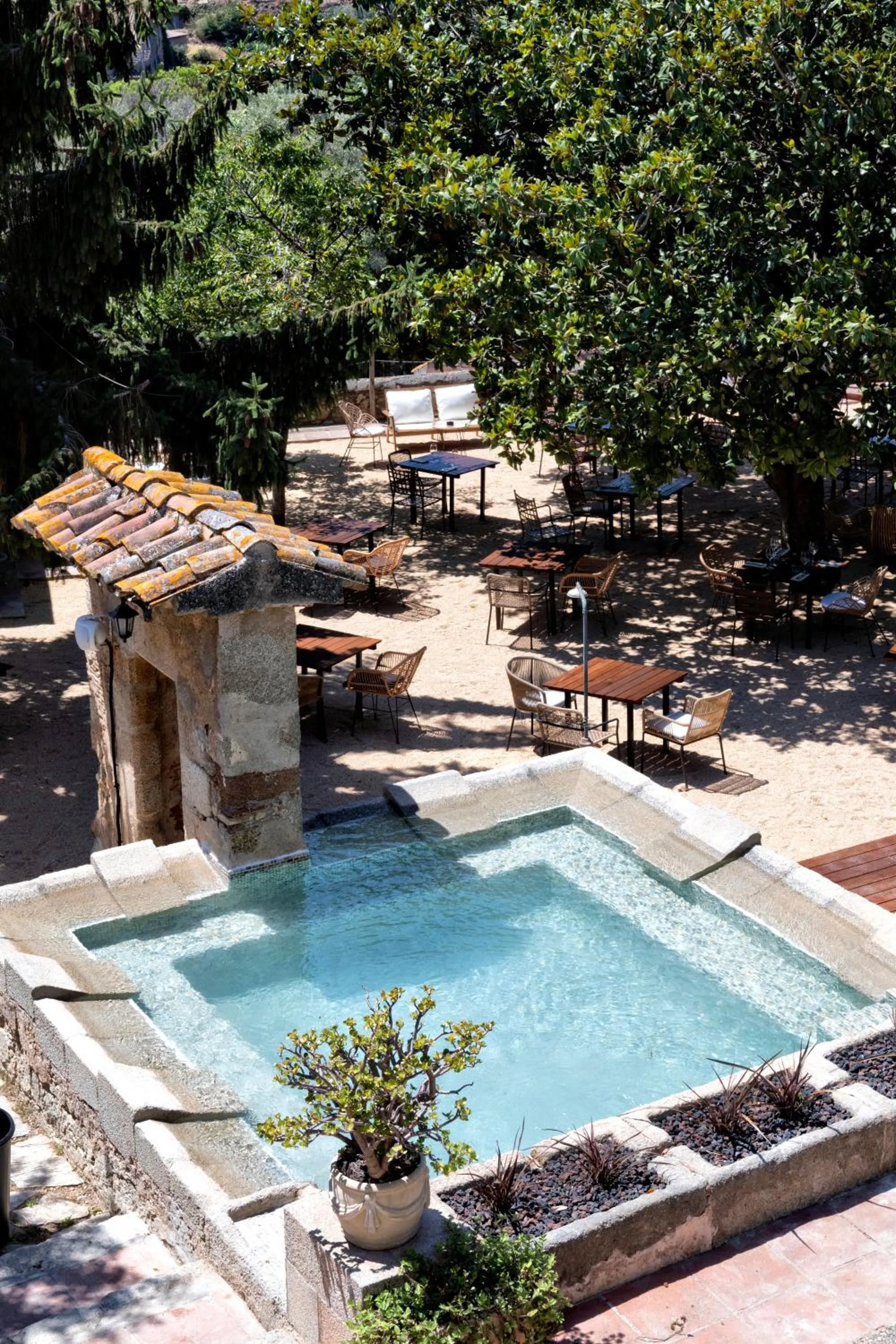 Garden view in La Mer Hotel