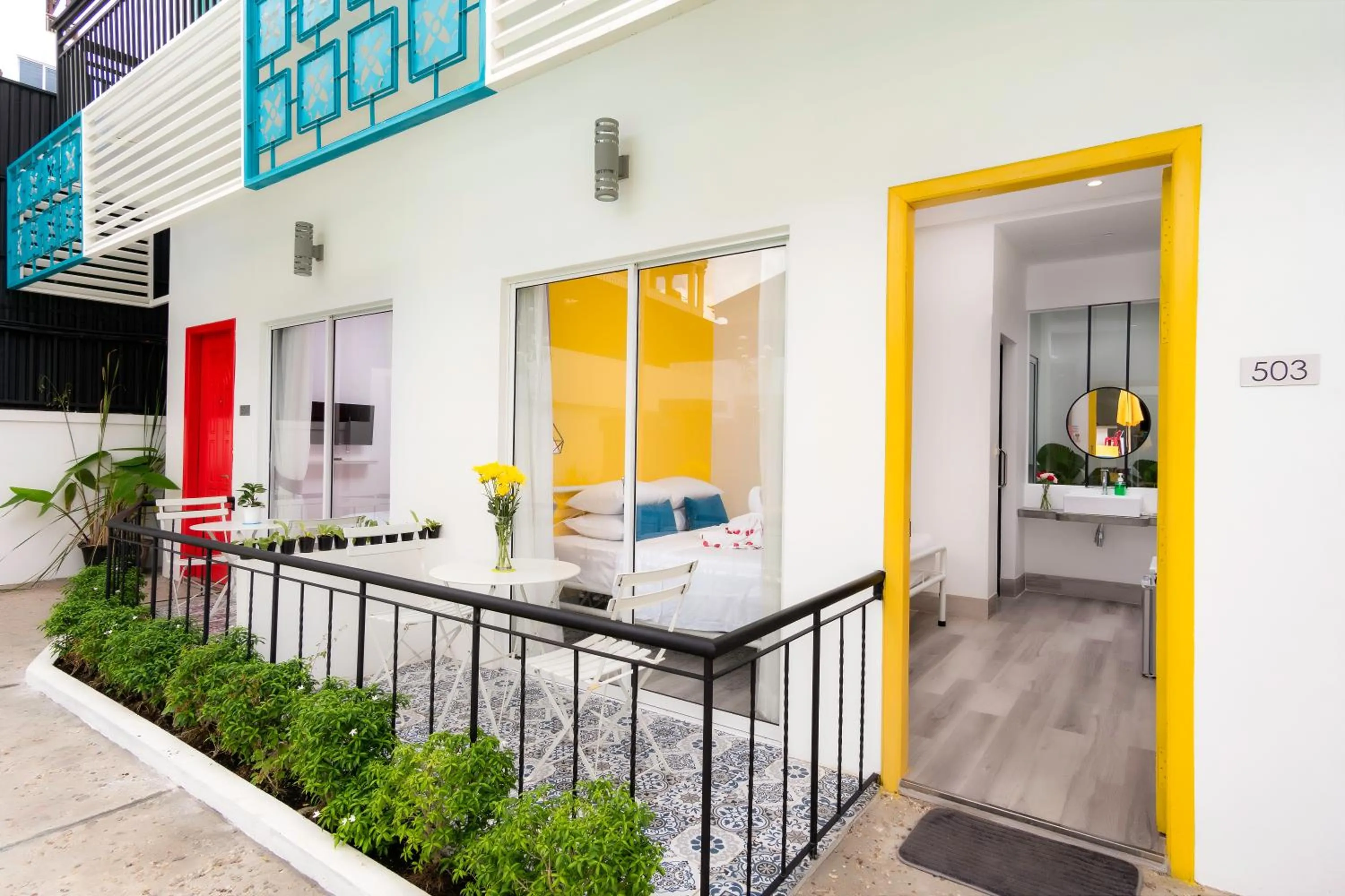 Balcony/Terrace in Glow Inn Siem Reap