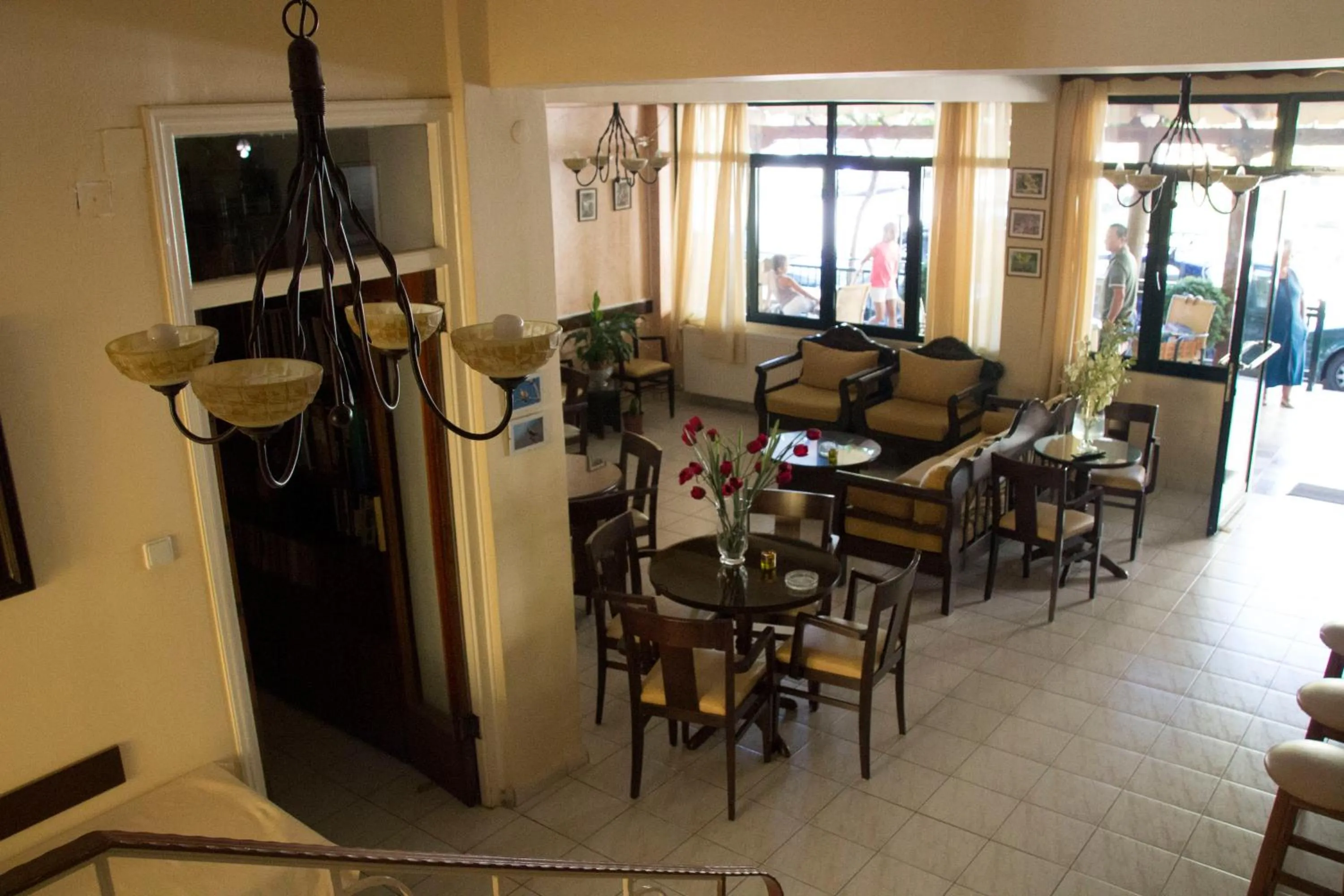 Seating area in Anixis Hotel