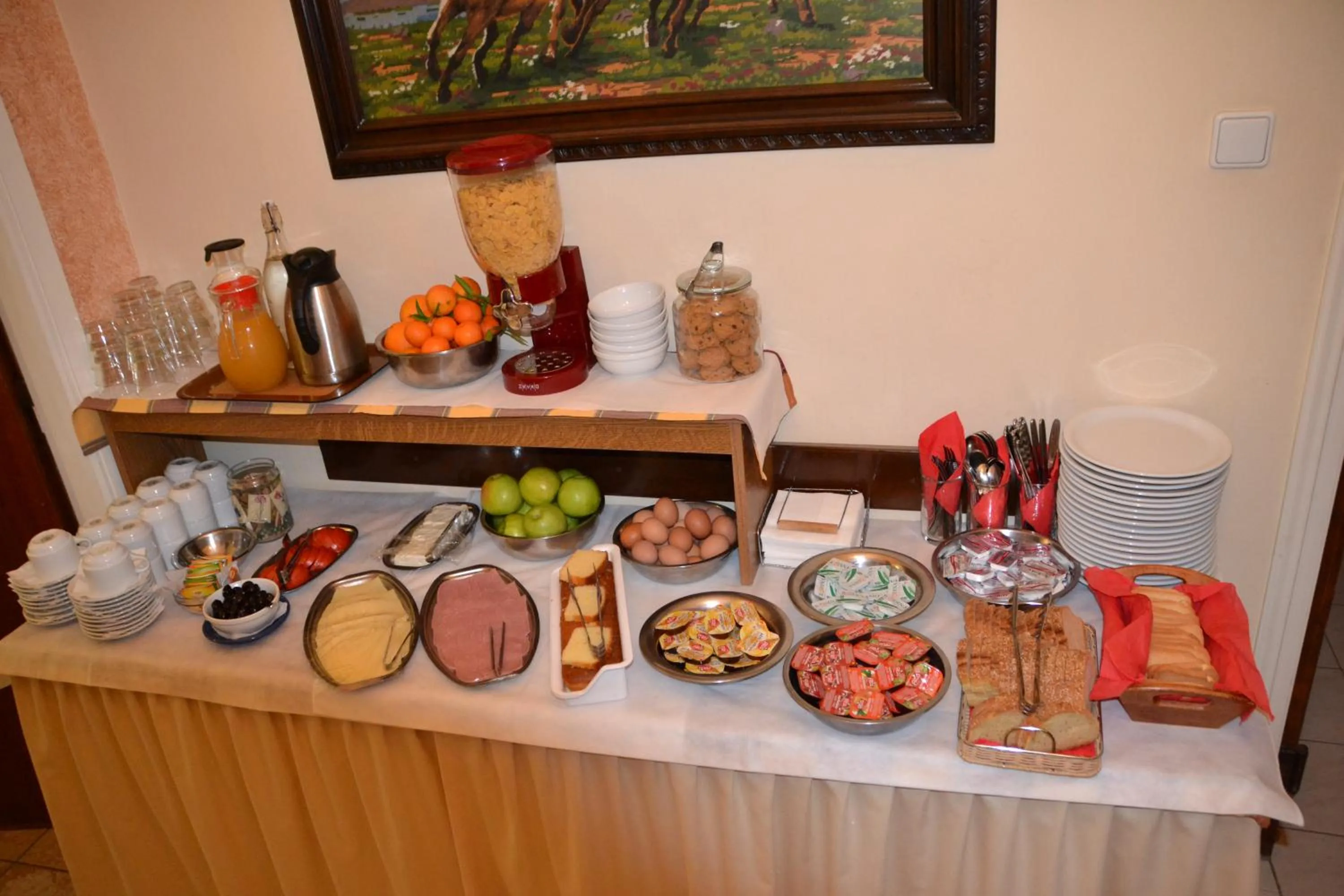 Buffet breakfast in Anixis Hotel