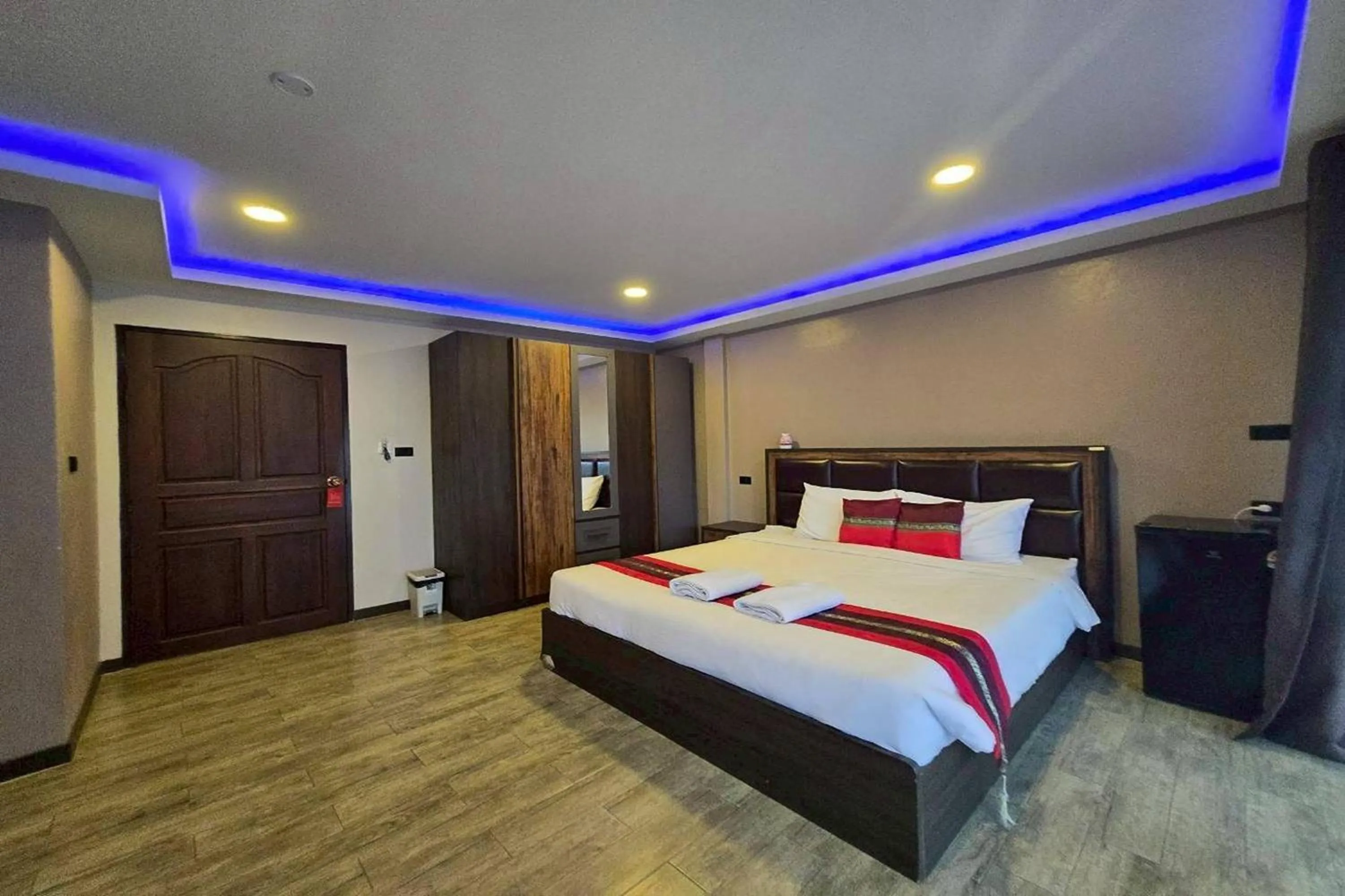 Bed in Central Guesthouse Chiang Rai