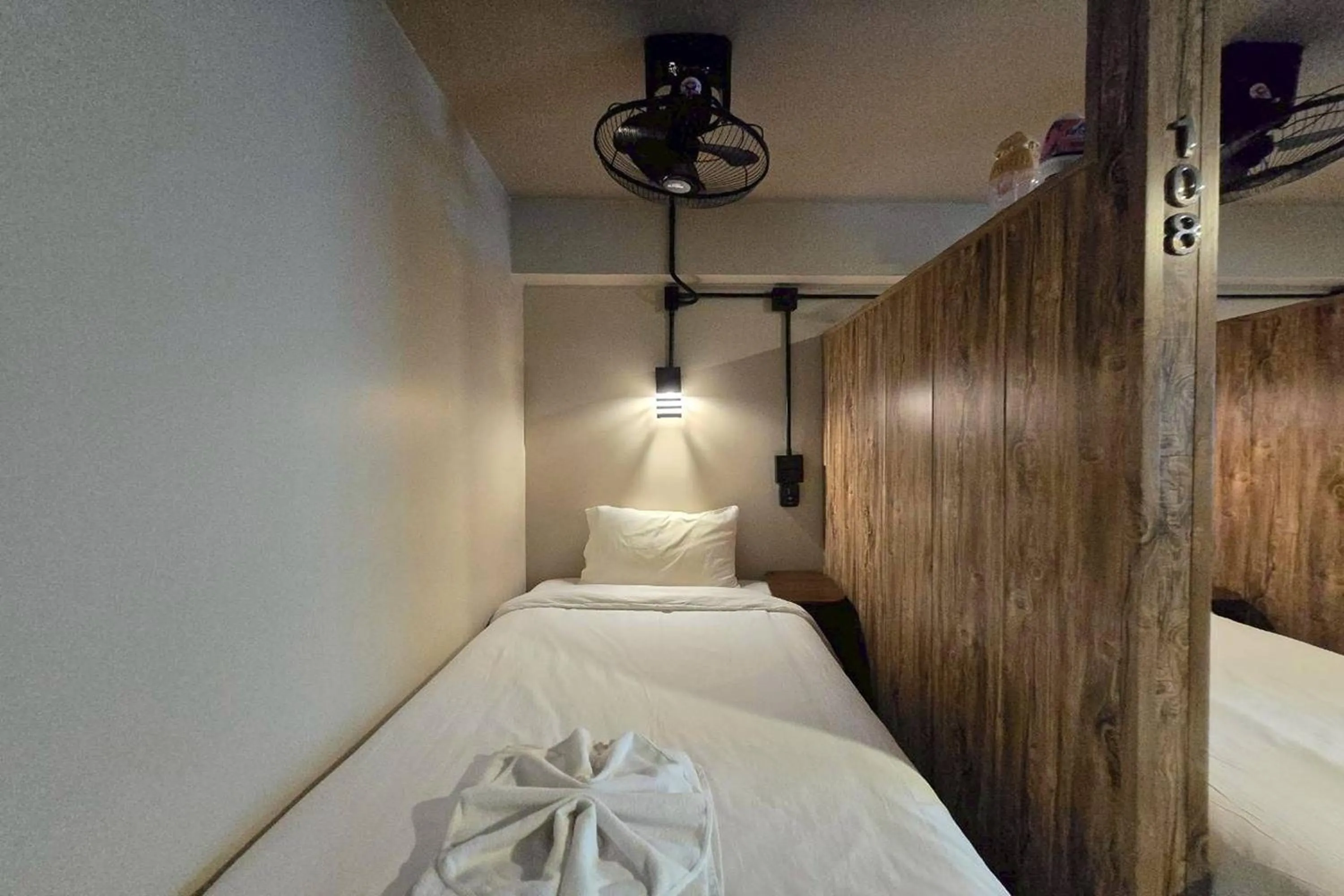 Bed in Central Guesthouse Chiang Rai