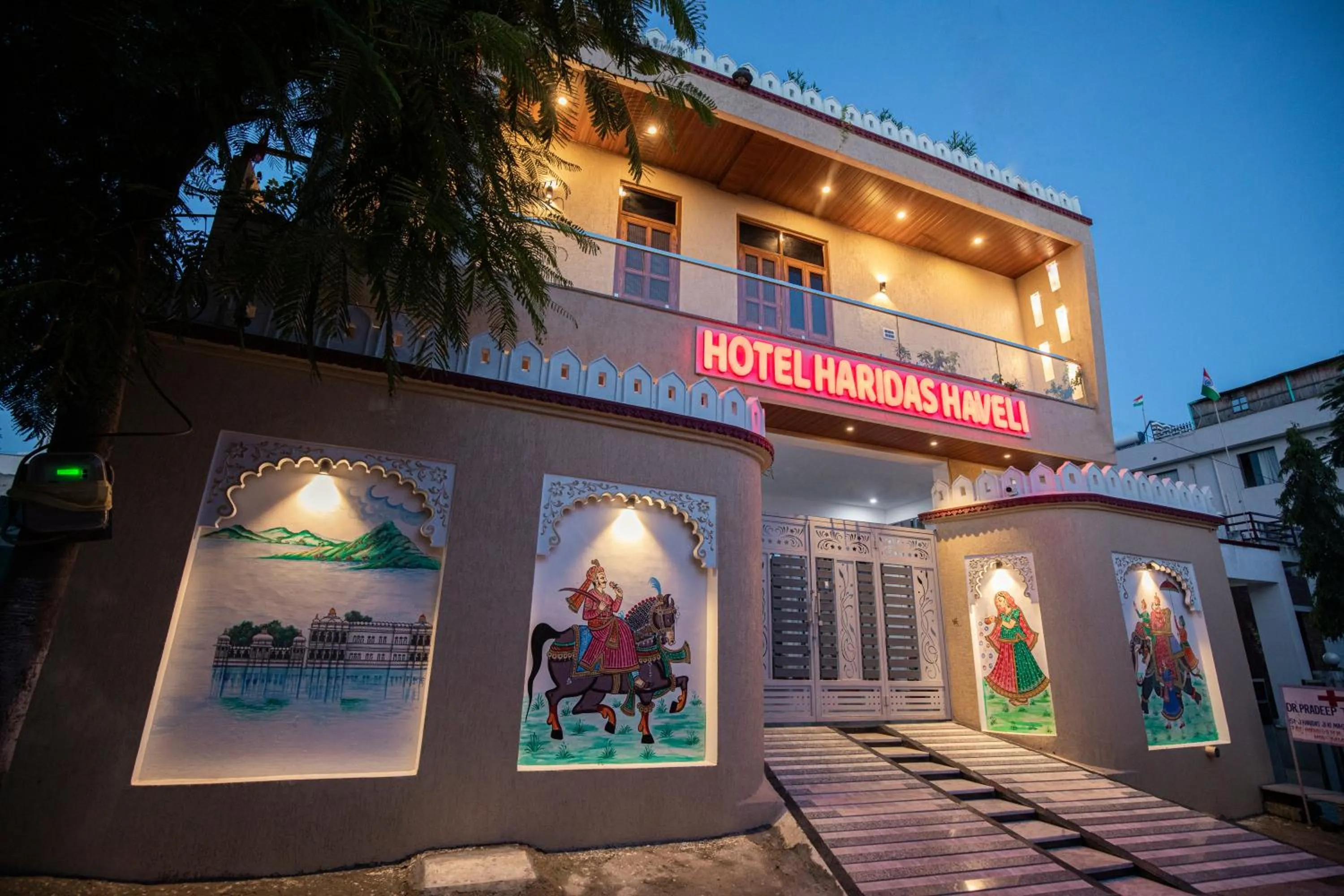 Property building in Hotel Haridas Haveli Udaipur