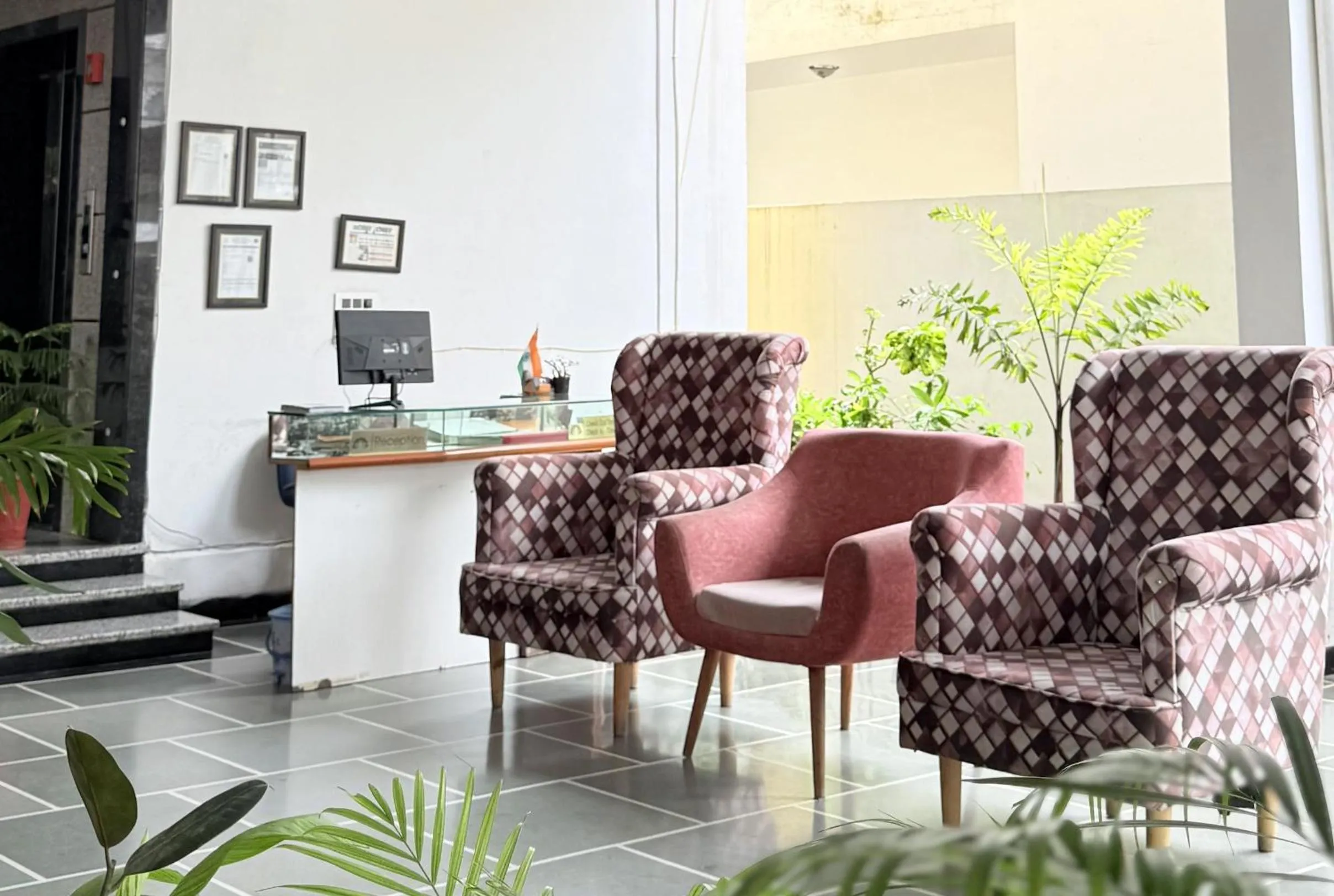 Seating area in Hotel Haridas Haveli Udaipur