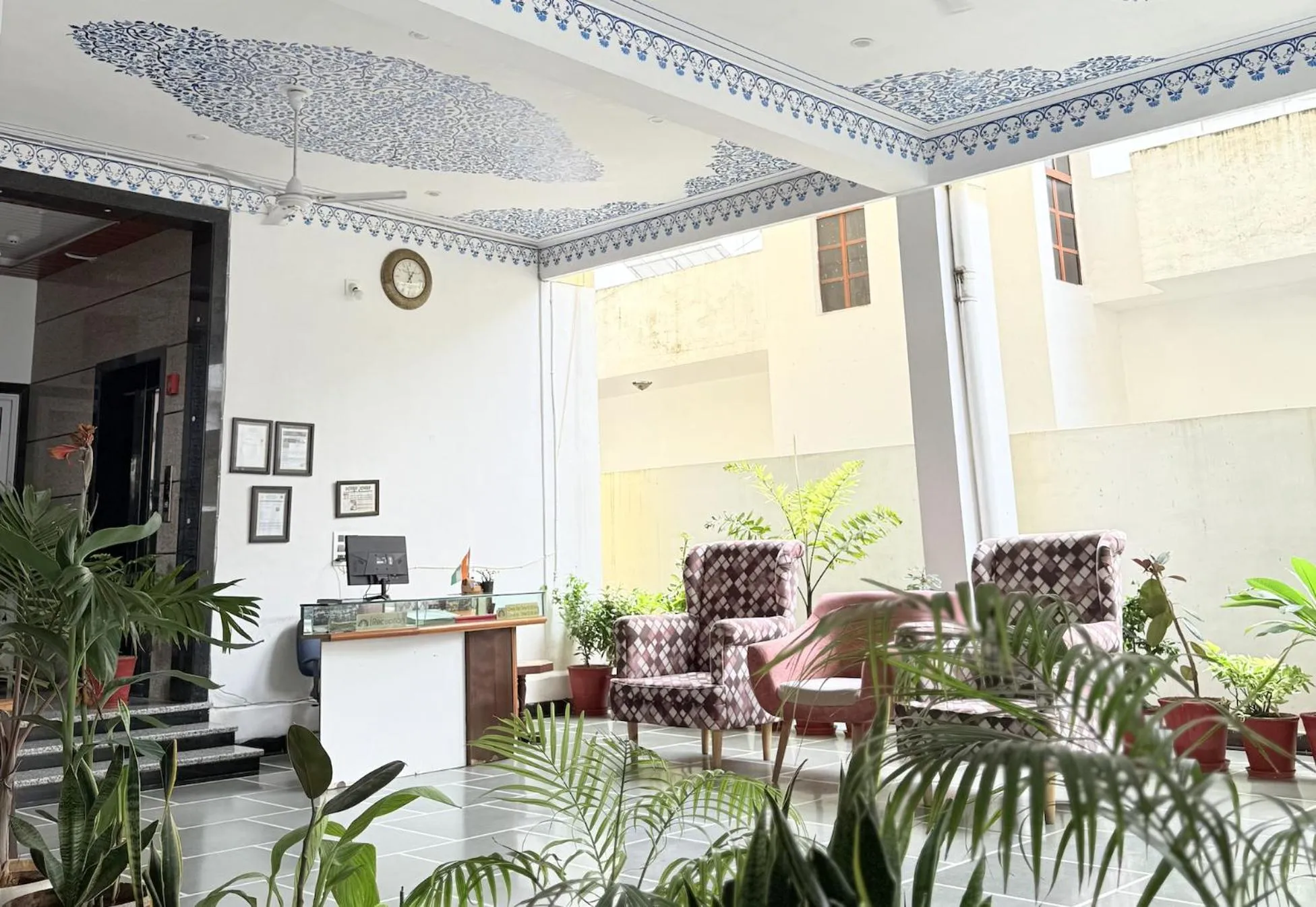 Living room in Hotel Haridas Haveli Udaipur