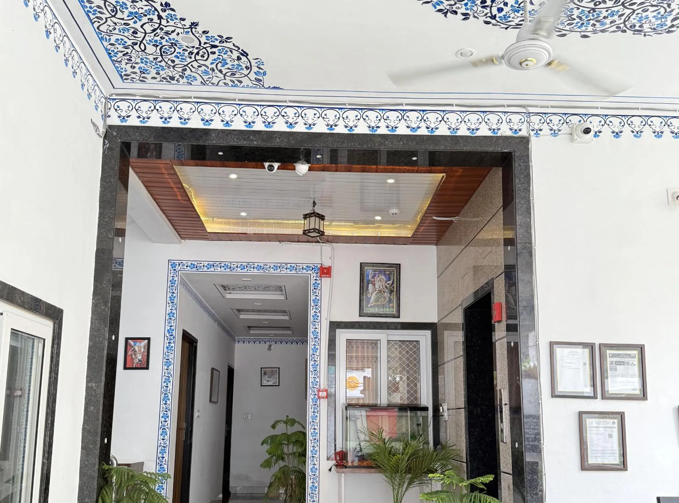 Facade/entrance in Hotel Haridas Haveli Udaipur