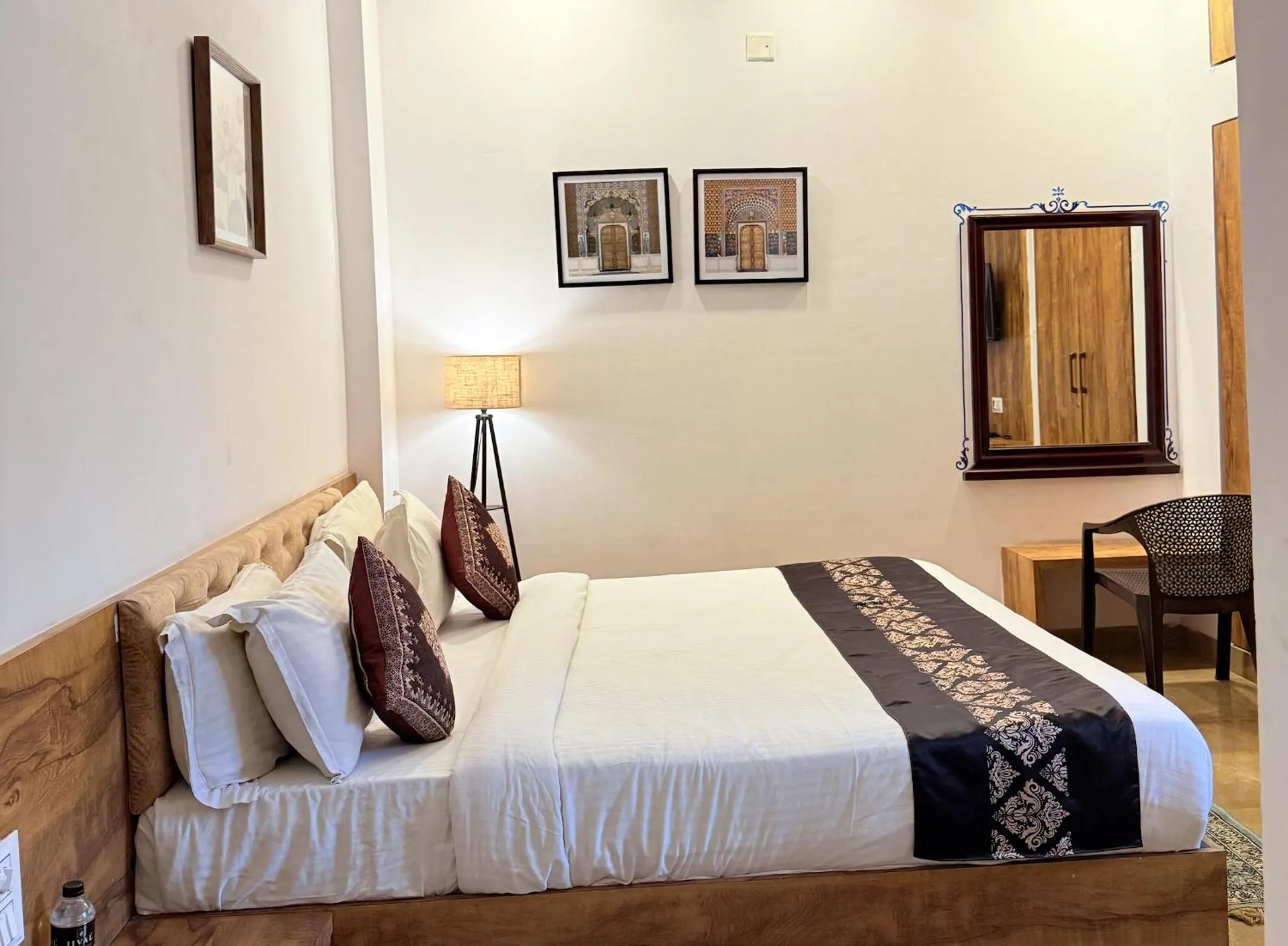 Photo of the whole room, Bed in Hotel Haridas Haveli Udaipur