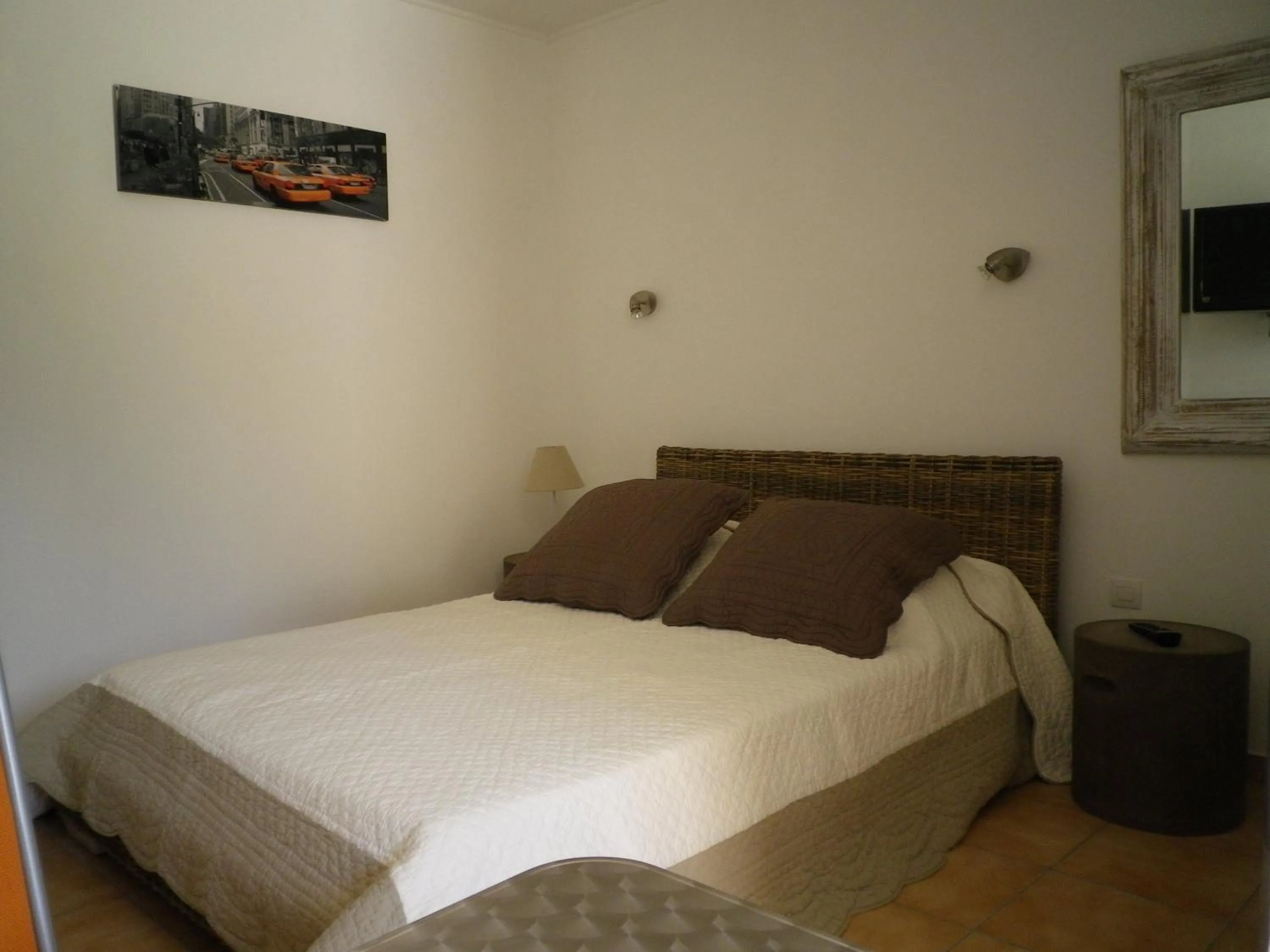 Bed in Chambres d'hôtes Villa Alizé