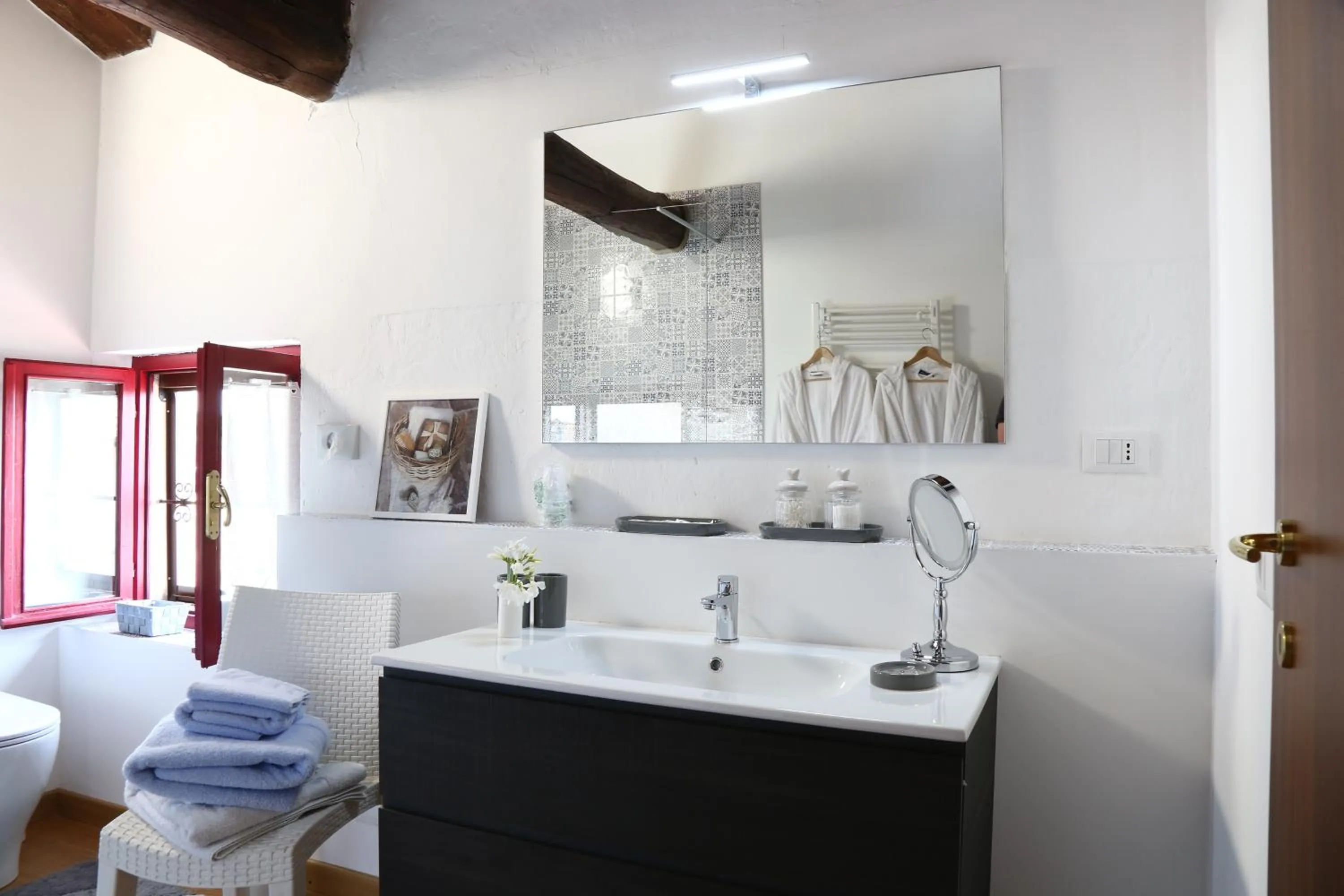 Bathroom in Palazzo Strassoldo bed & breakfast