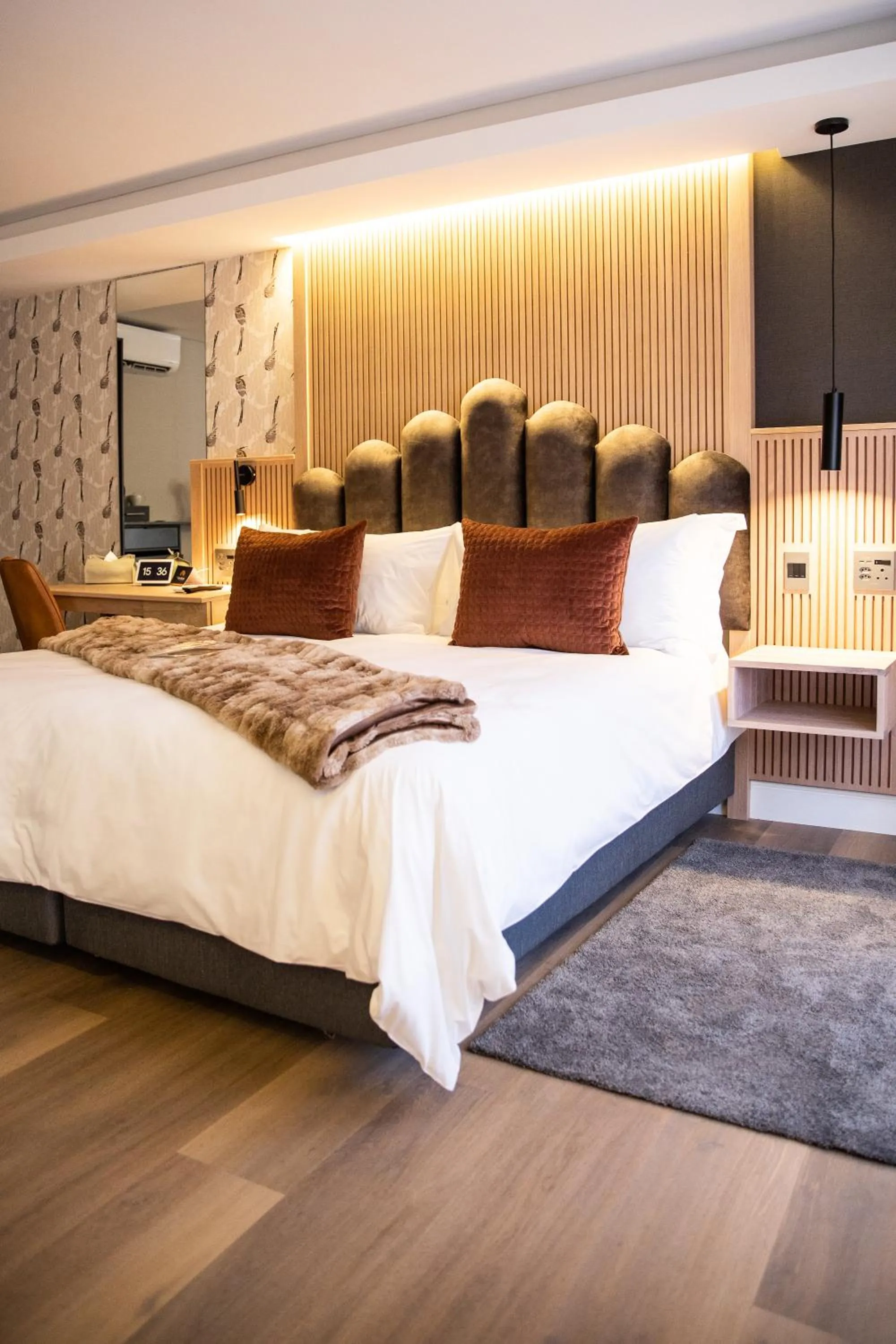 Bed in The Hawthorn Boutique Hotel