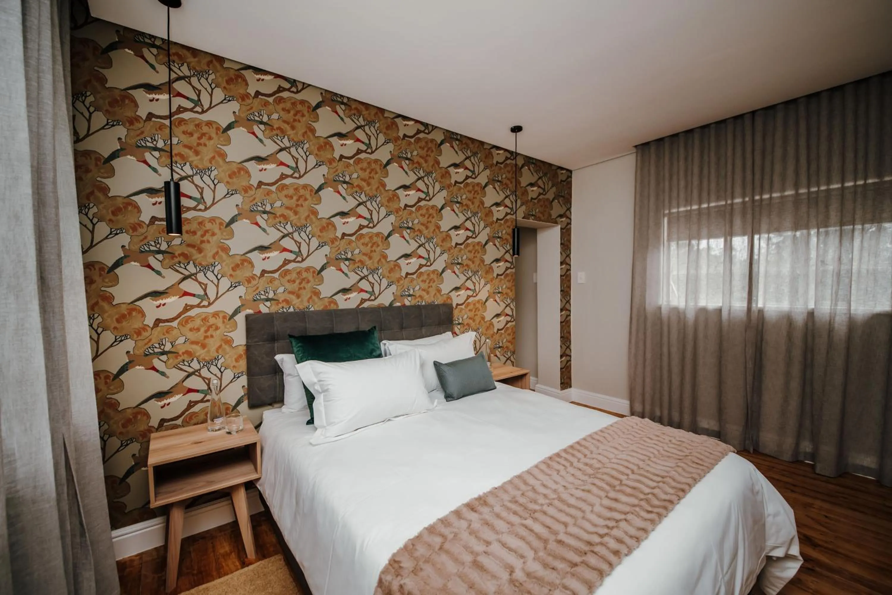 Bed in The Hawthorn Boutique Hotel