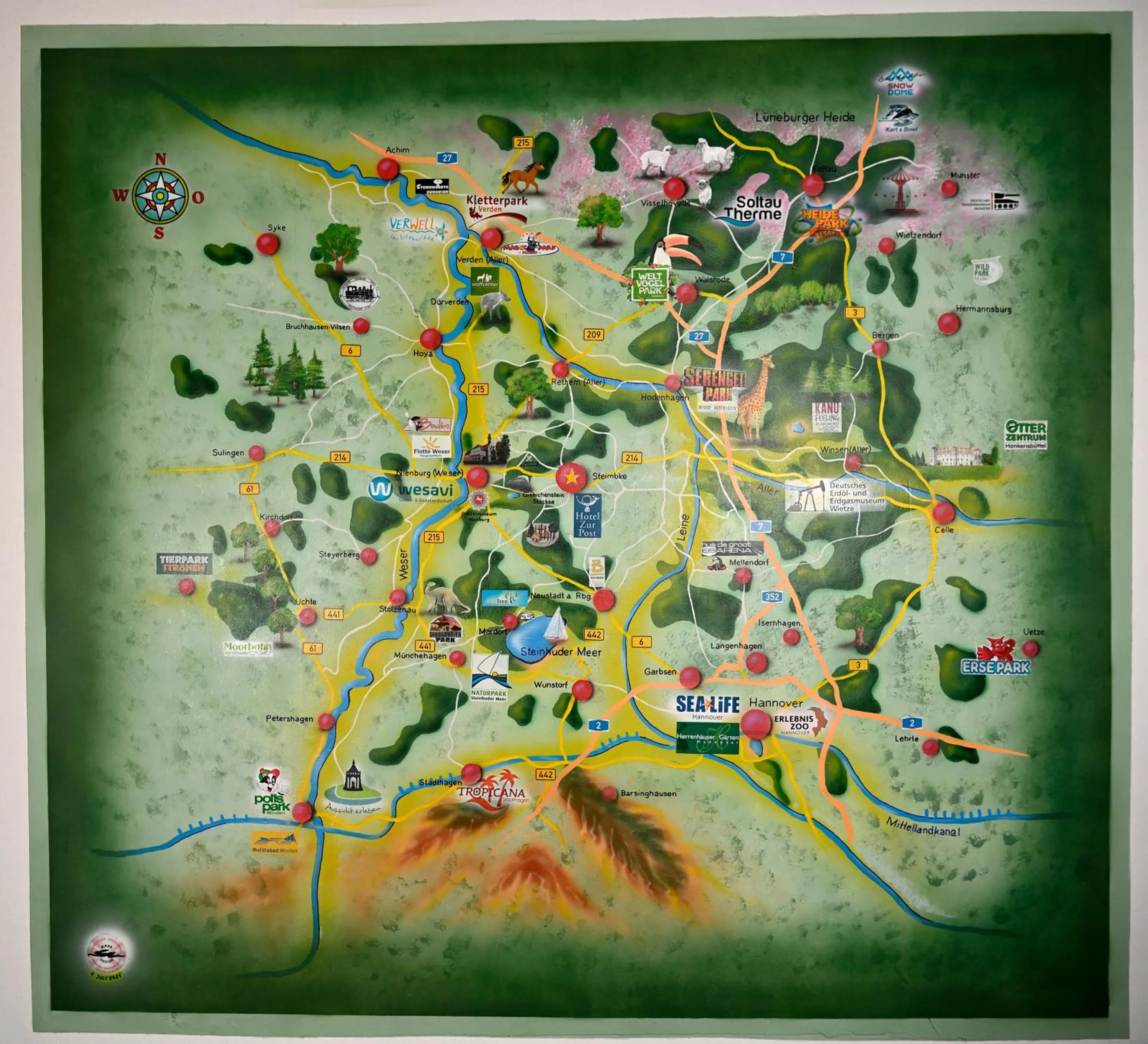 Area and facilities in Hotel zur Post