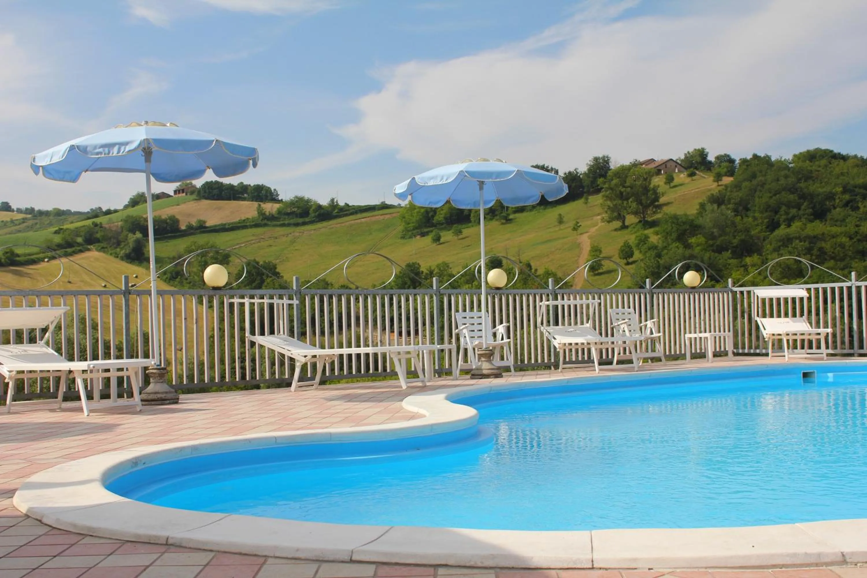 Pool view in Hotel Sporting
