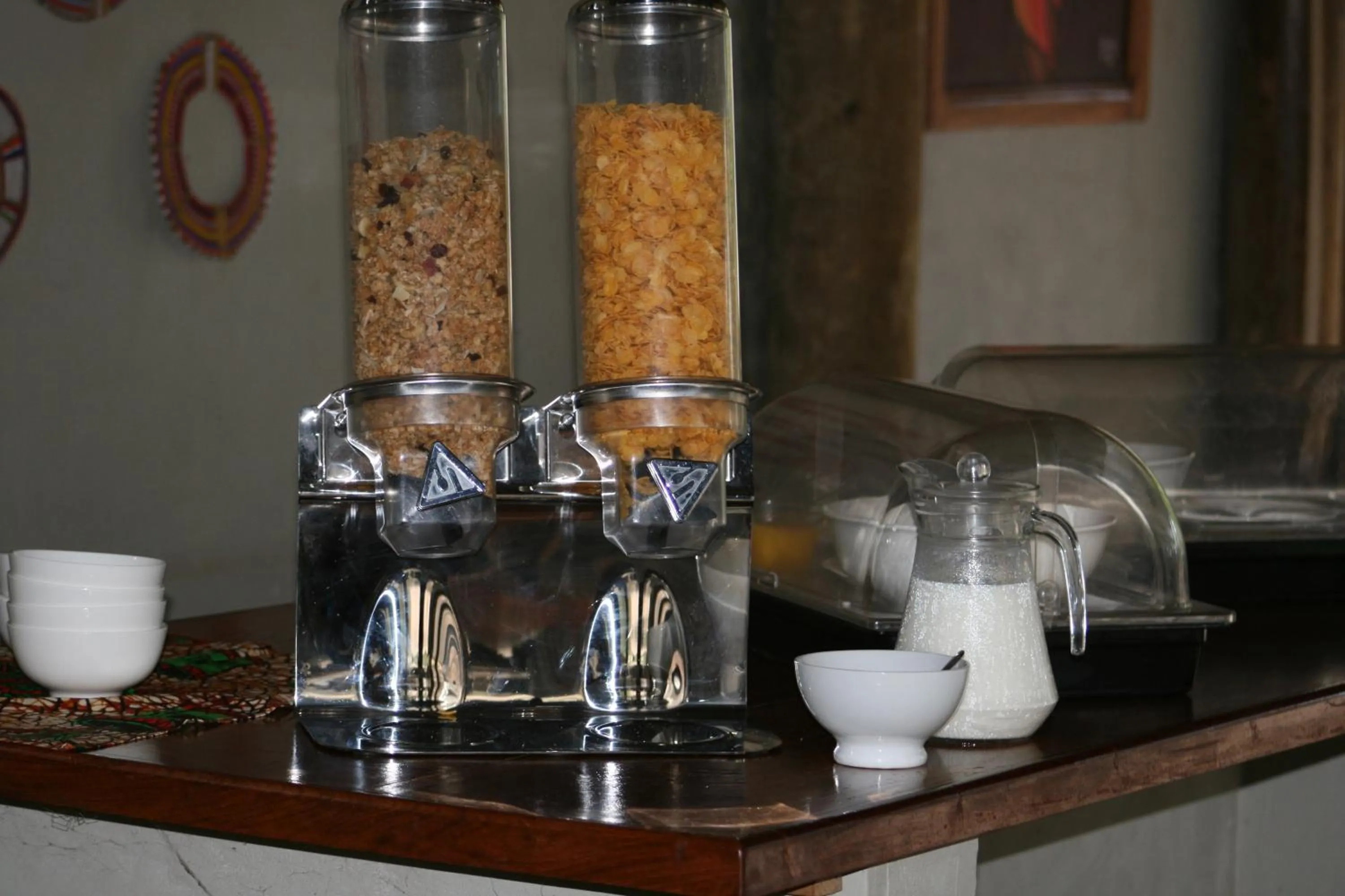 Breakfast in Fathala Wildlife Reserve