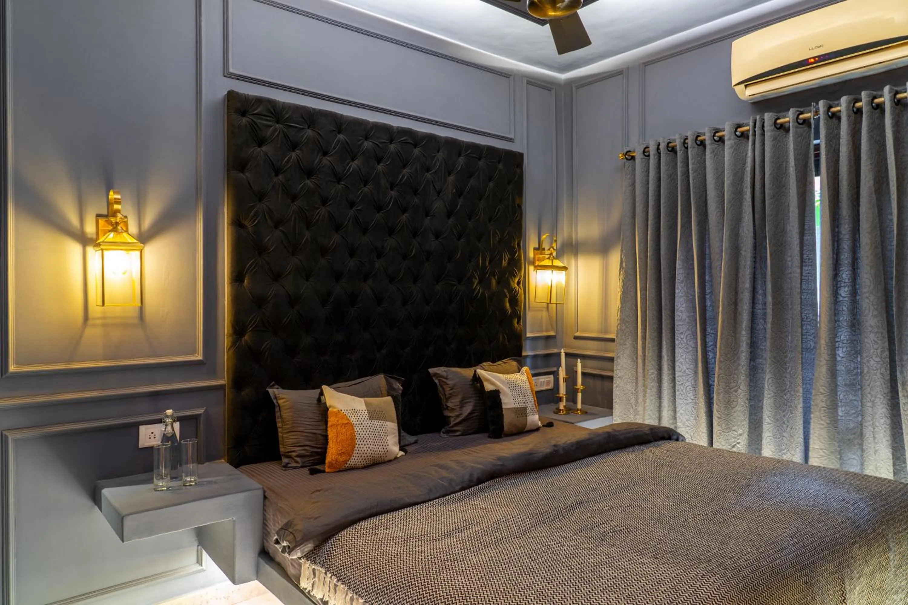 Bedroom, Bed in Whoopers Boutique Hotel, Anjuna