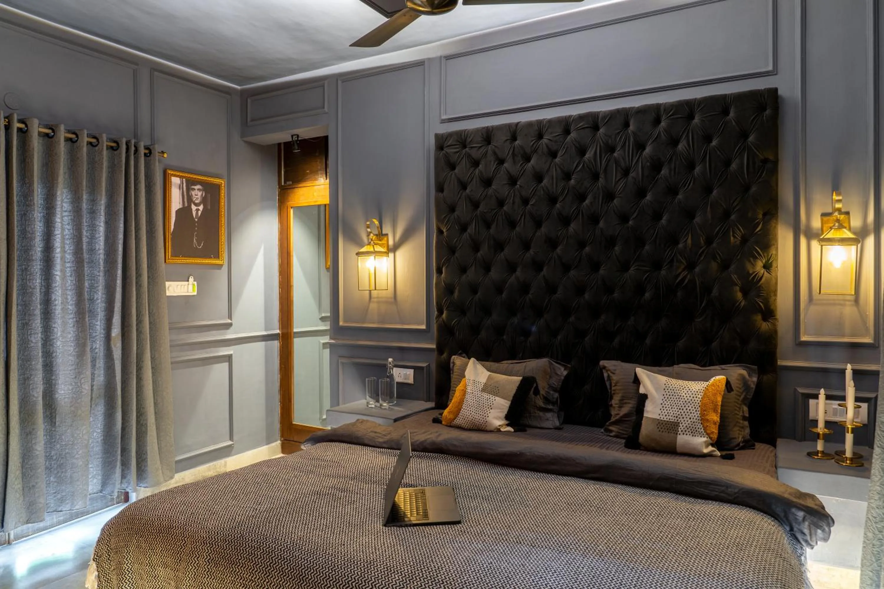 Bedroom, Bed in Whoopers Boutique Hotel, Anjuna