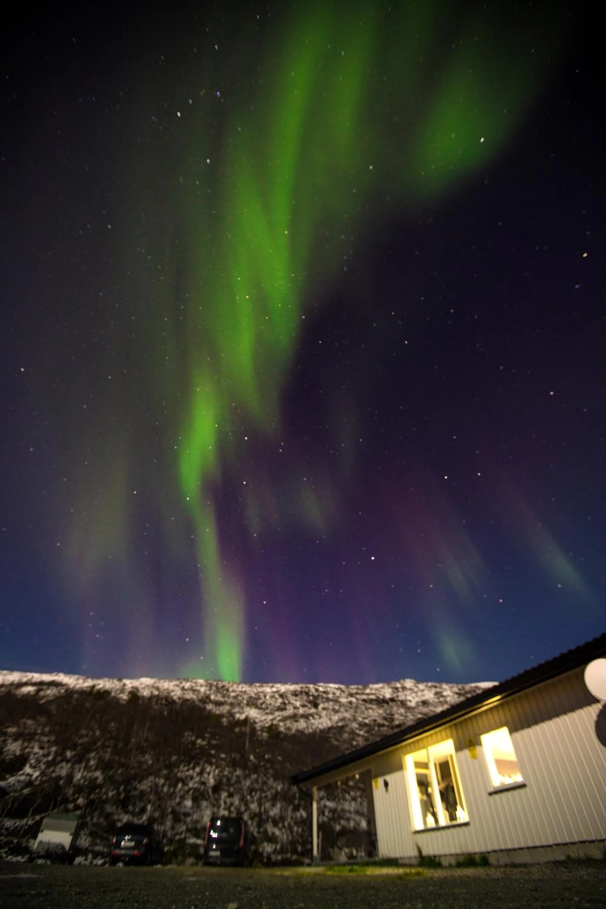 Facade/entrance in Arctic Panorama Lodge