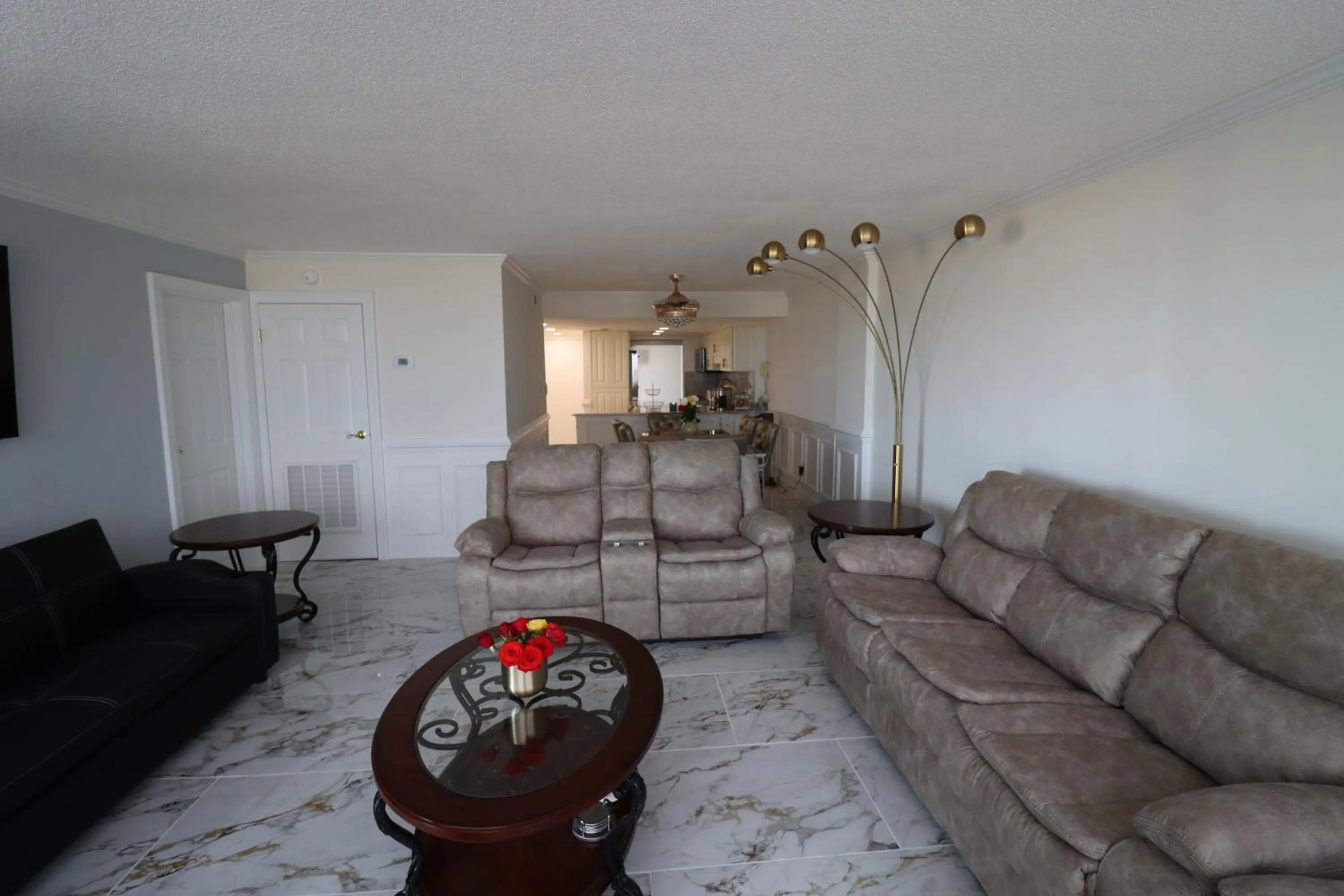Living room in Beach Luxury Oceanfront