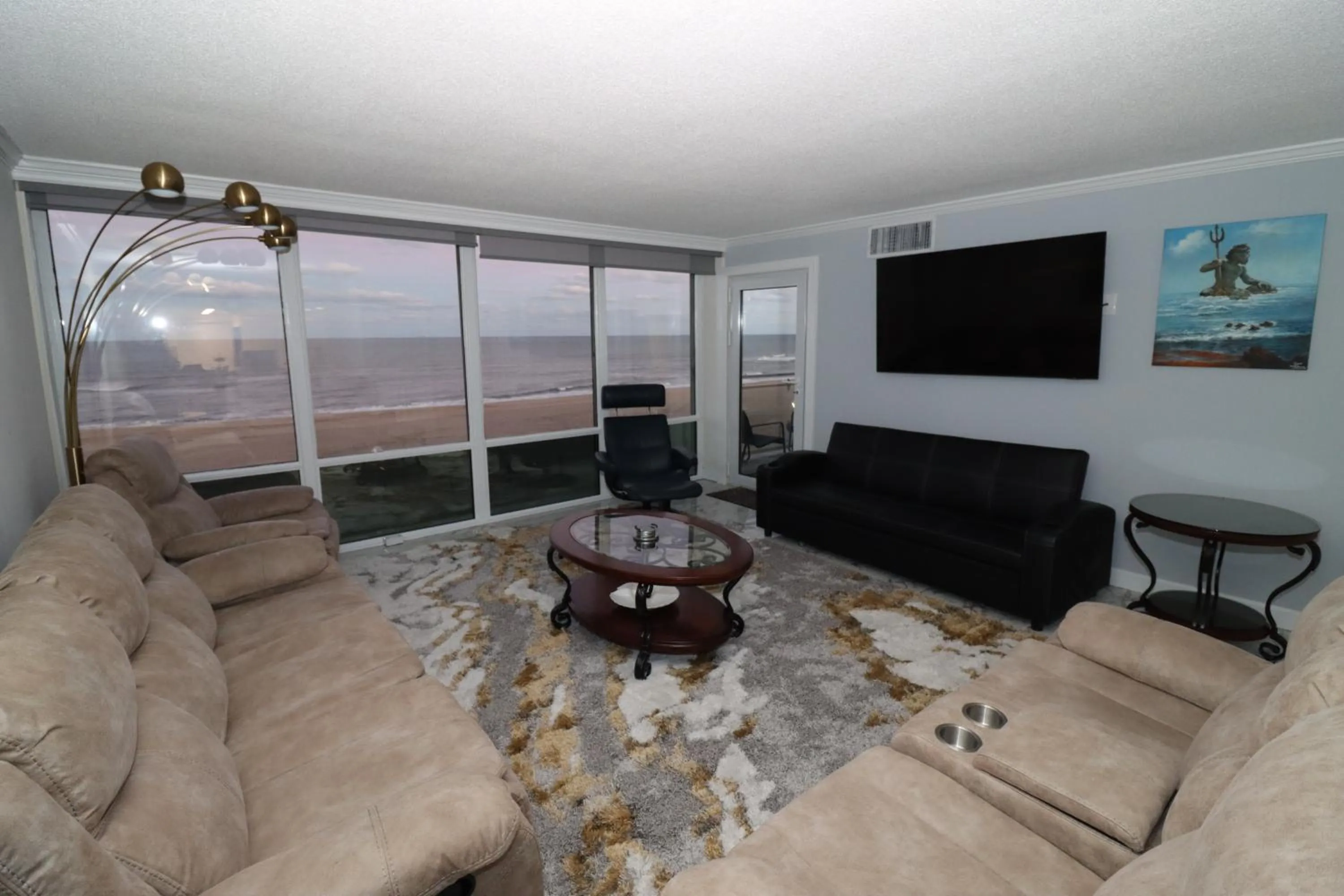 Living room in Beach Luxury Oceanfront