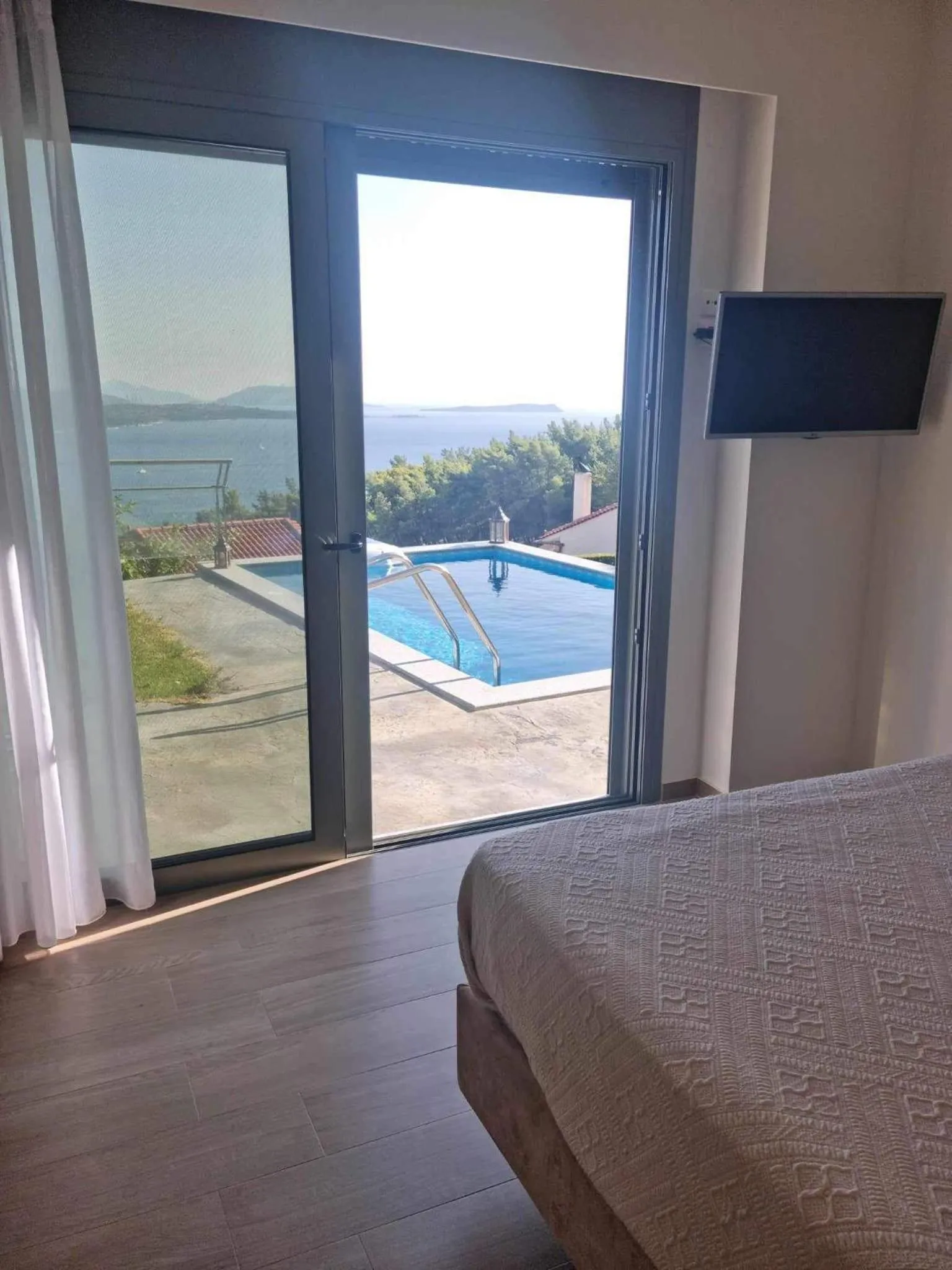View (from property/room), Bed in Giannis Village Resort