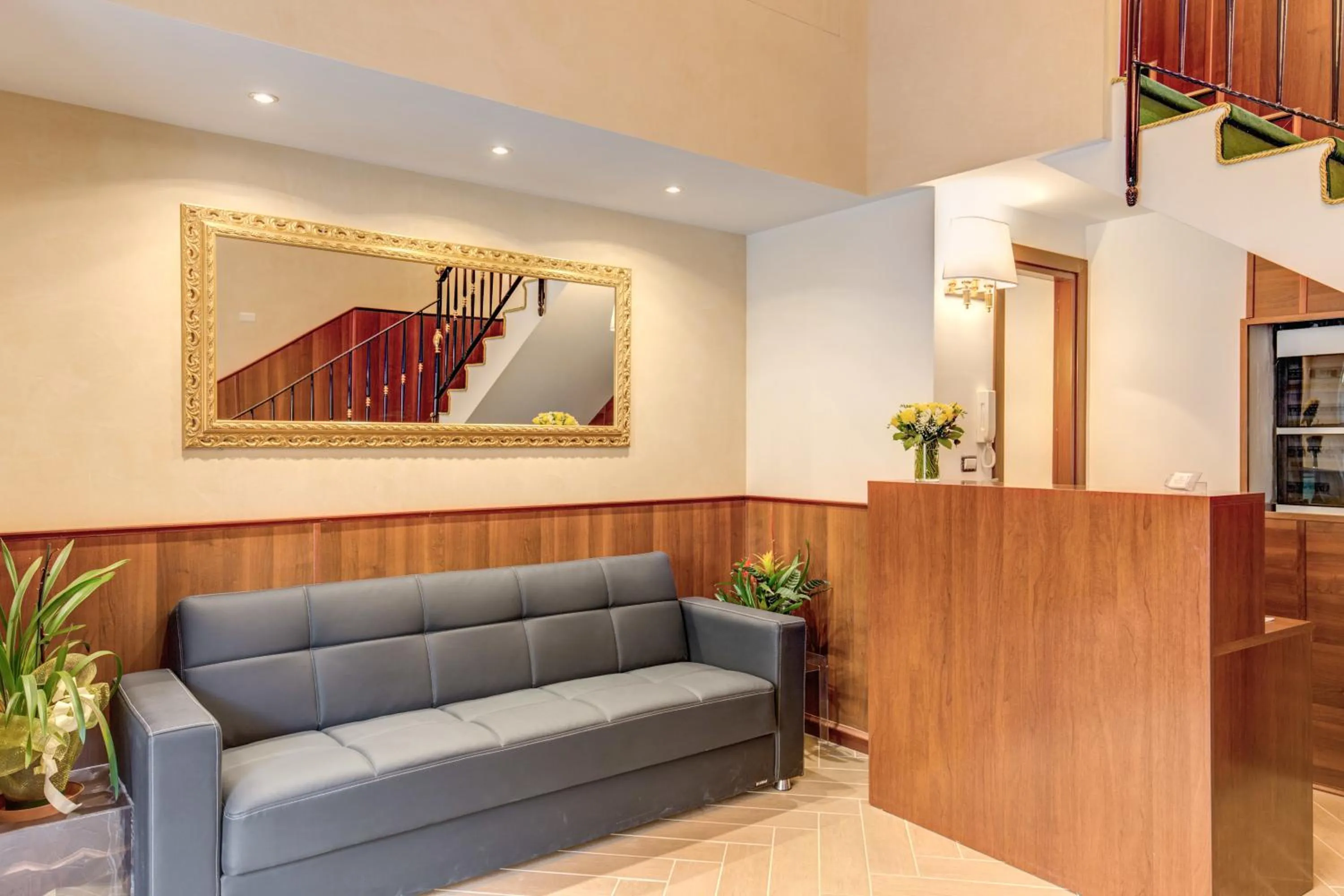Lobby or reception in Hotel Flavio