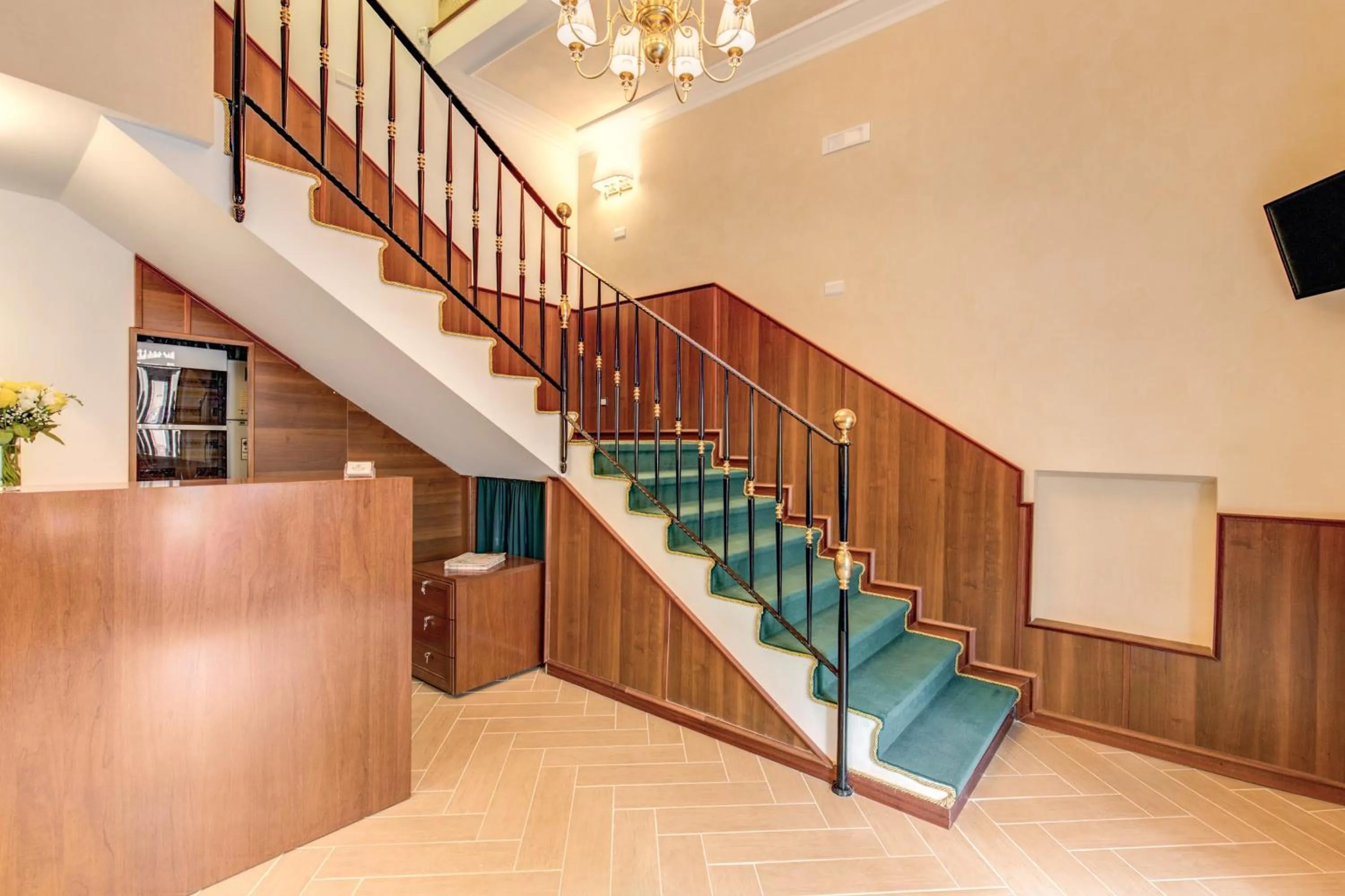 Lobby or reception in Hotel Flavio