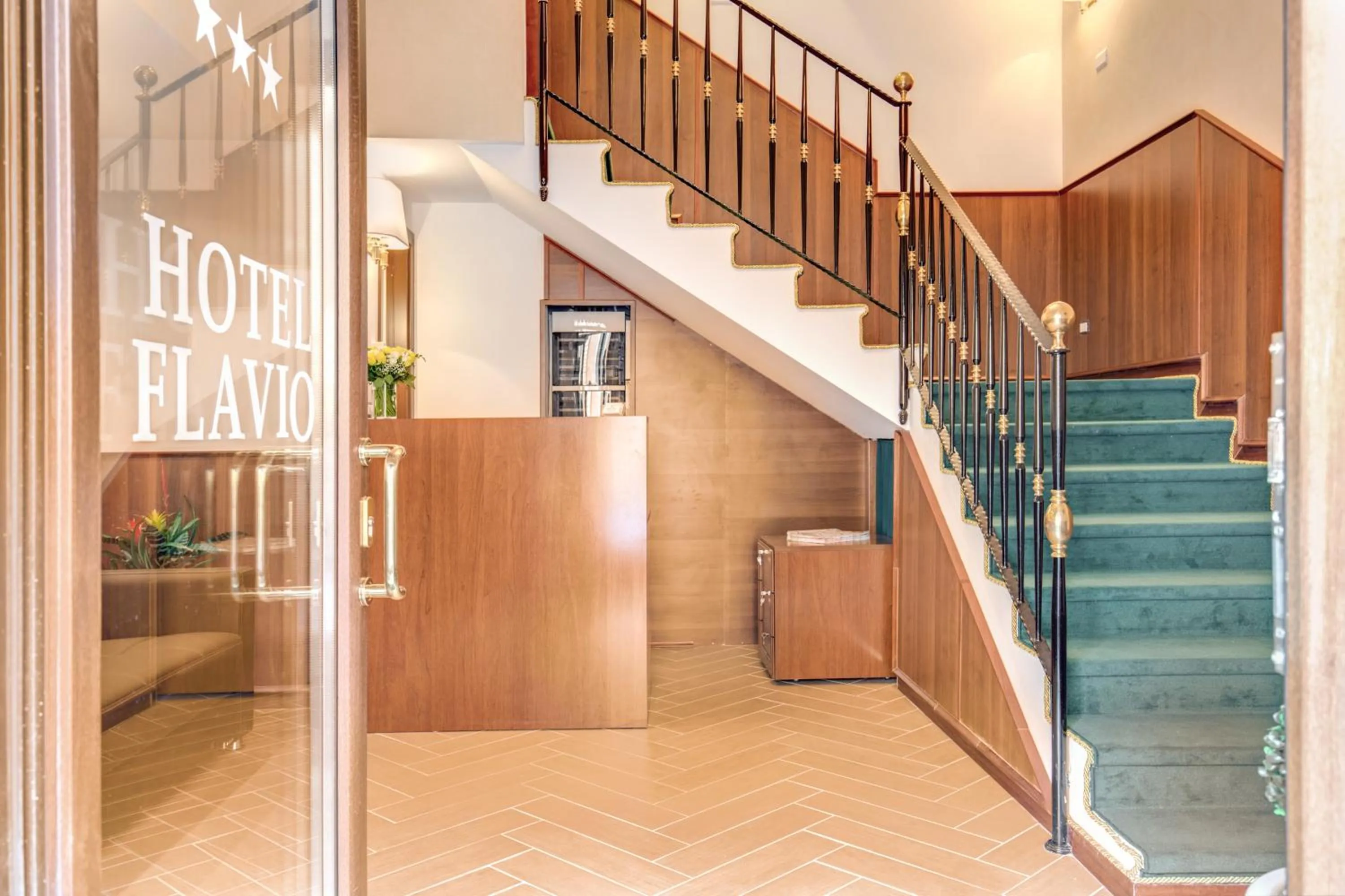Lobby or reception in Hotel Flavio