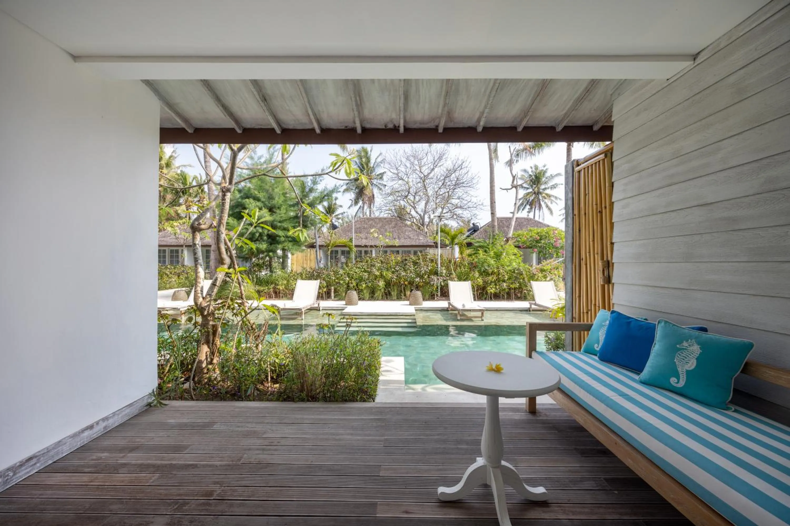 Balcony/Terrace in Kardia Resort Gili Trawangan A Pramana Experience