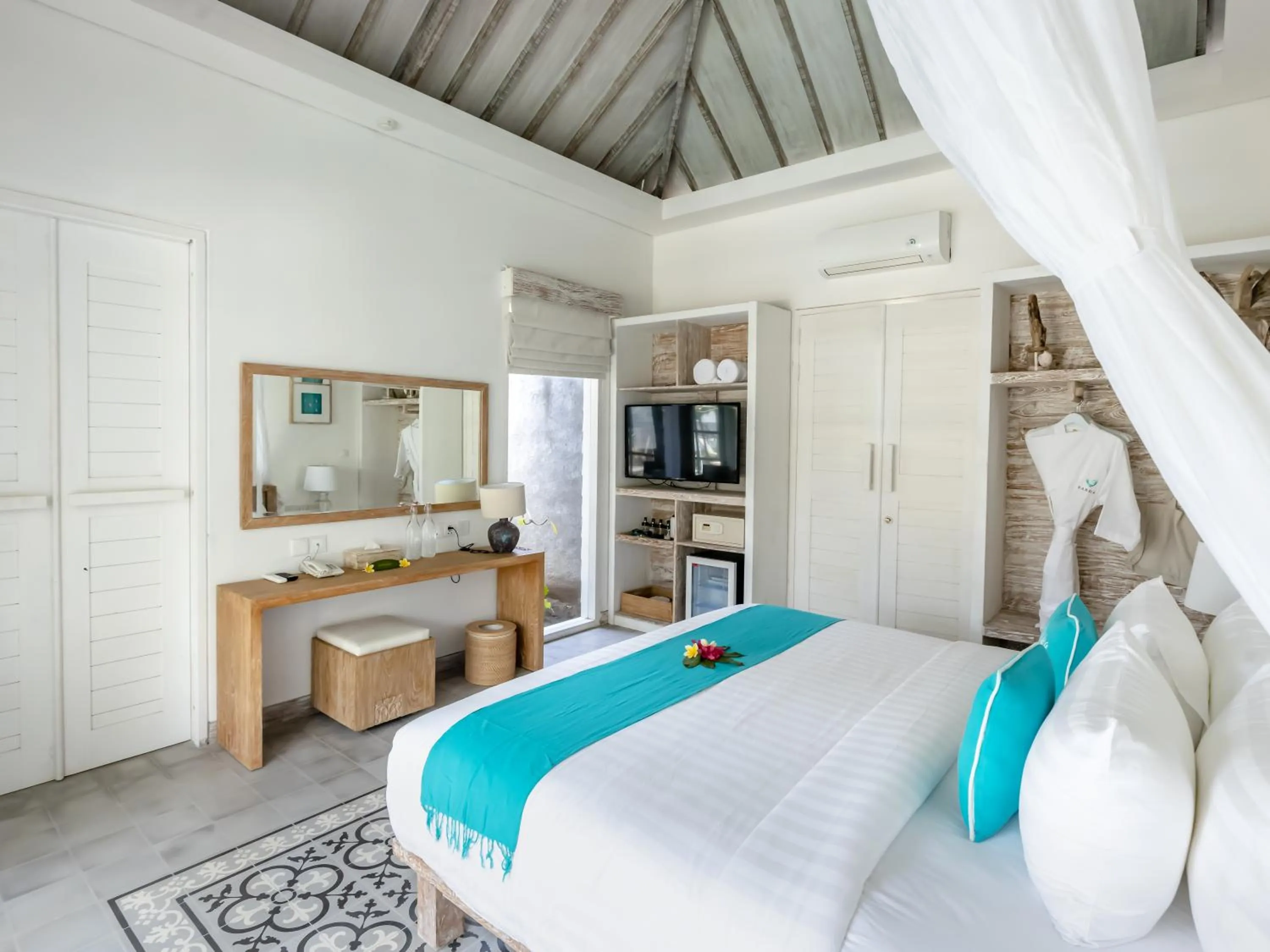 Bed in Kardia Resort Gili Trawangan A Pramana Experience