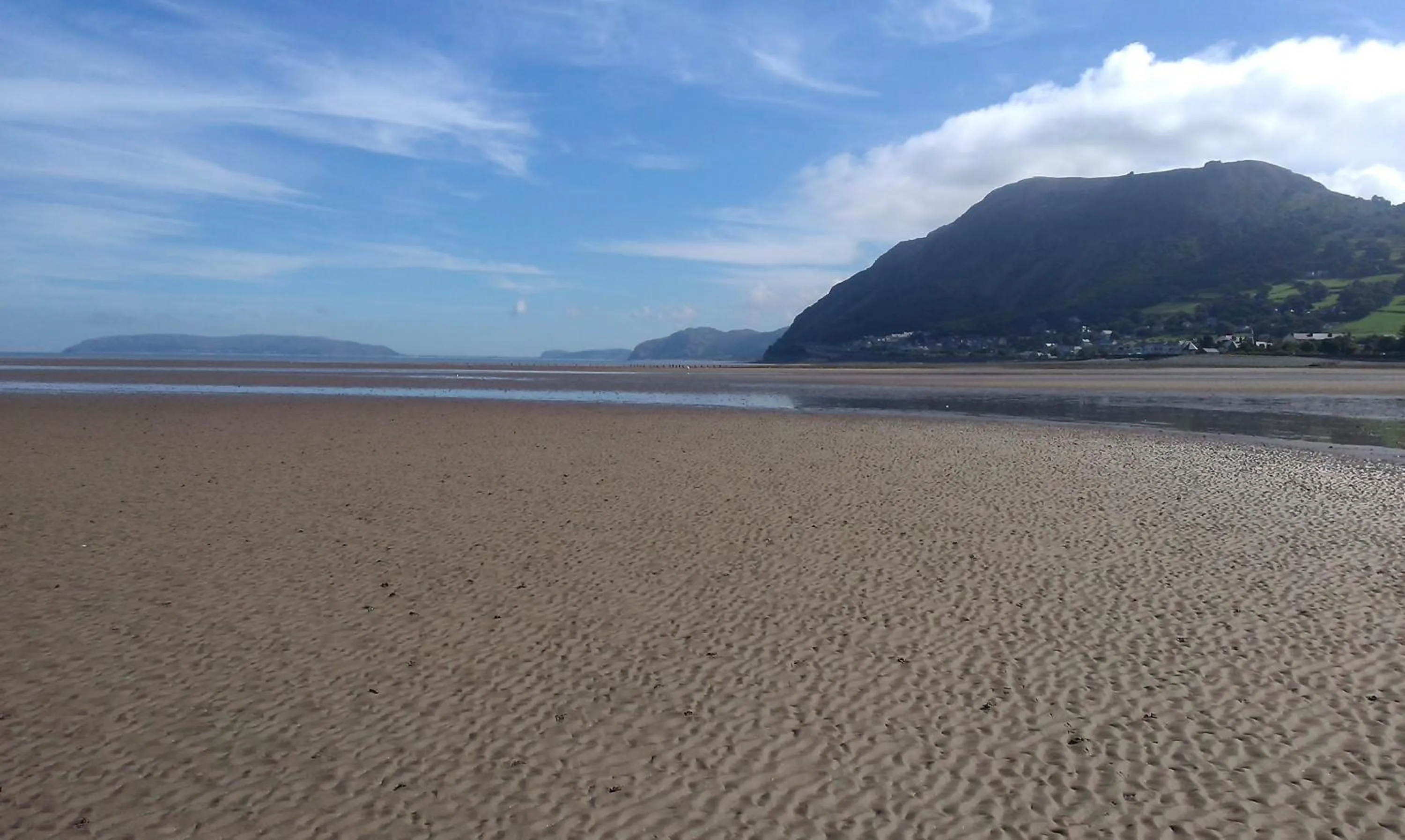 Beach in Min y Don Guest House